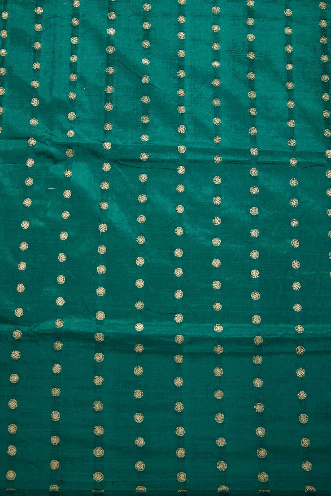 Green Kanchipuram Silk Dress Material