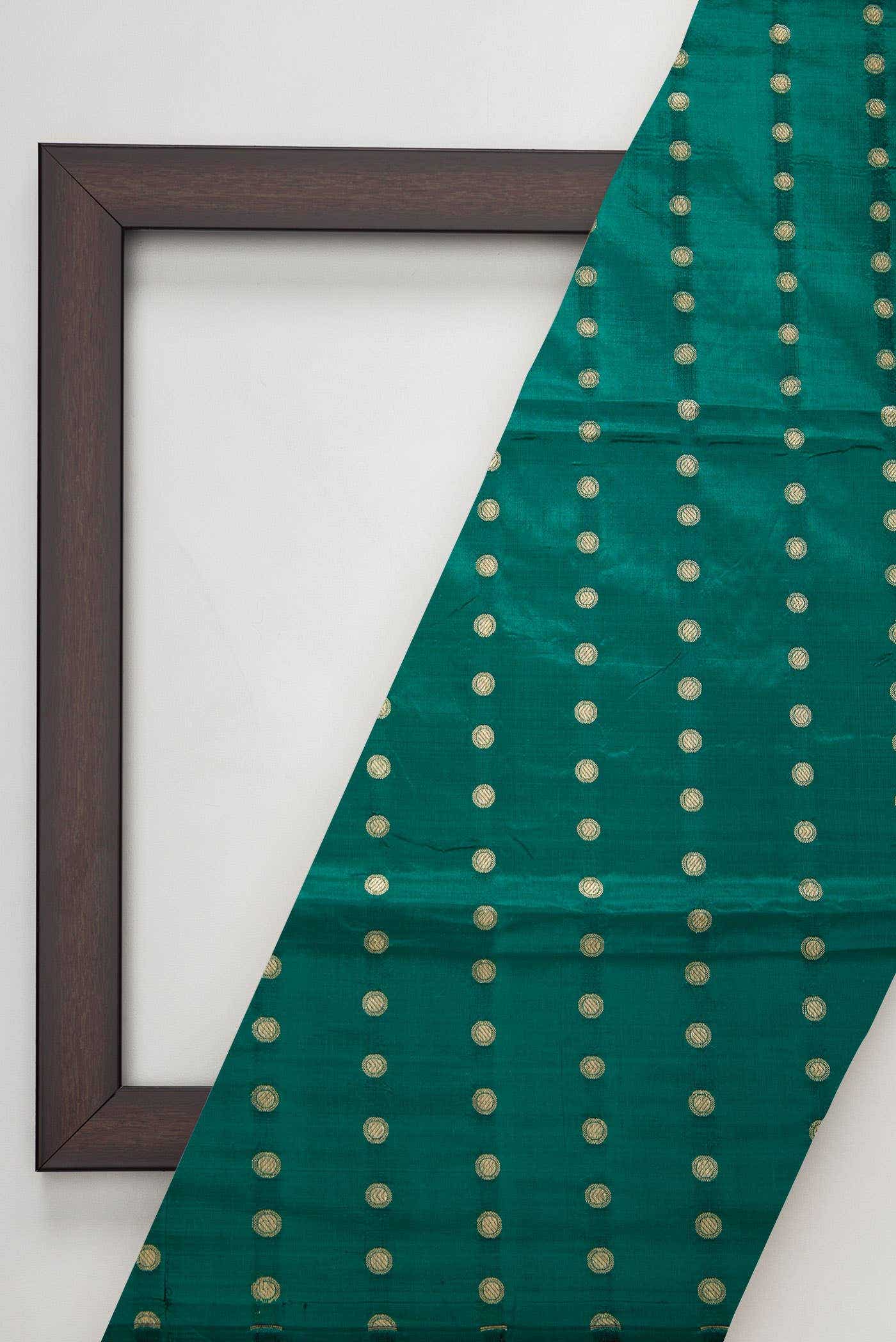Green Kanchipuram Silk Dress Material