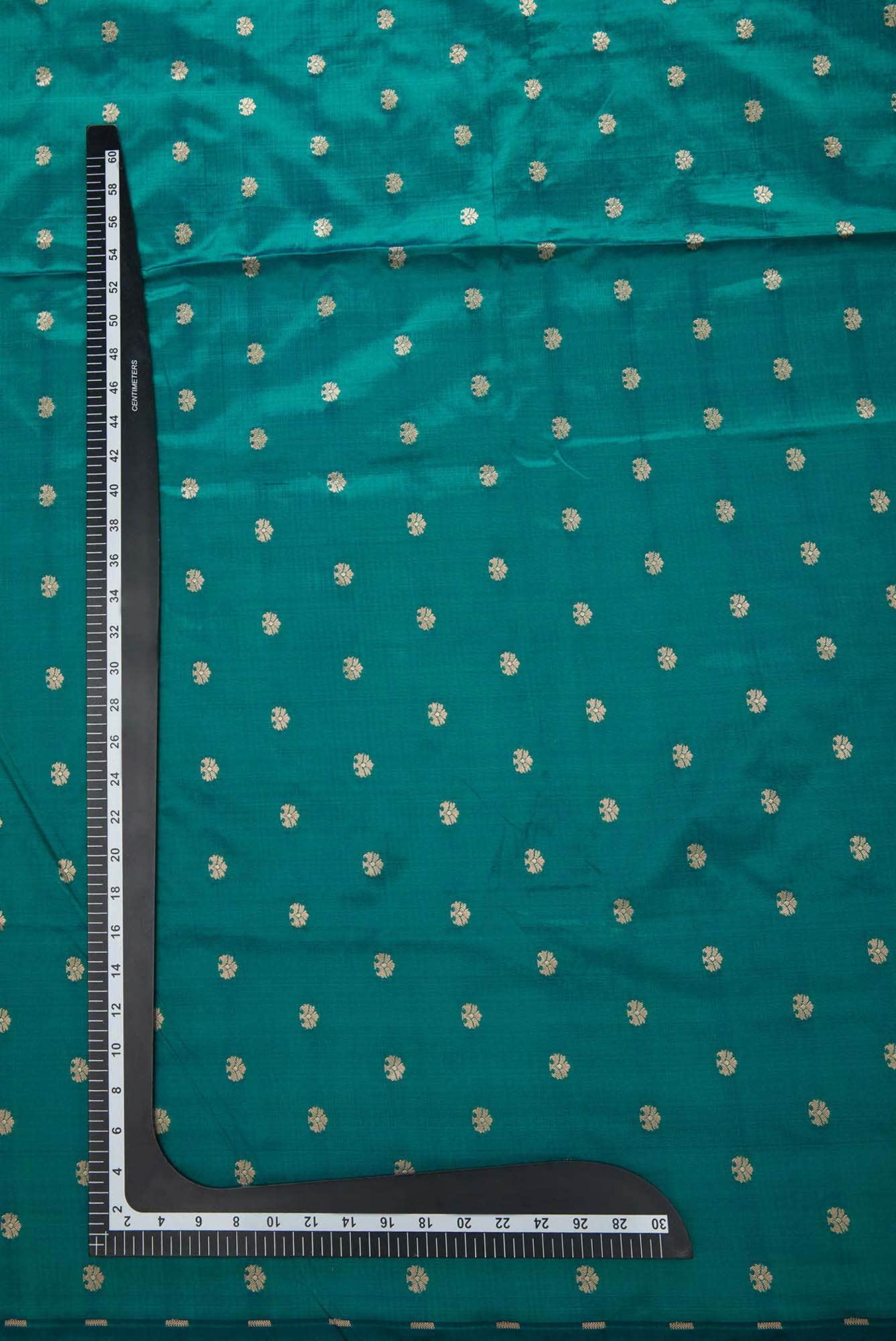 Green Kanchipuram Silk Dress Material