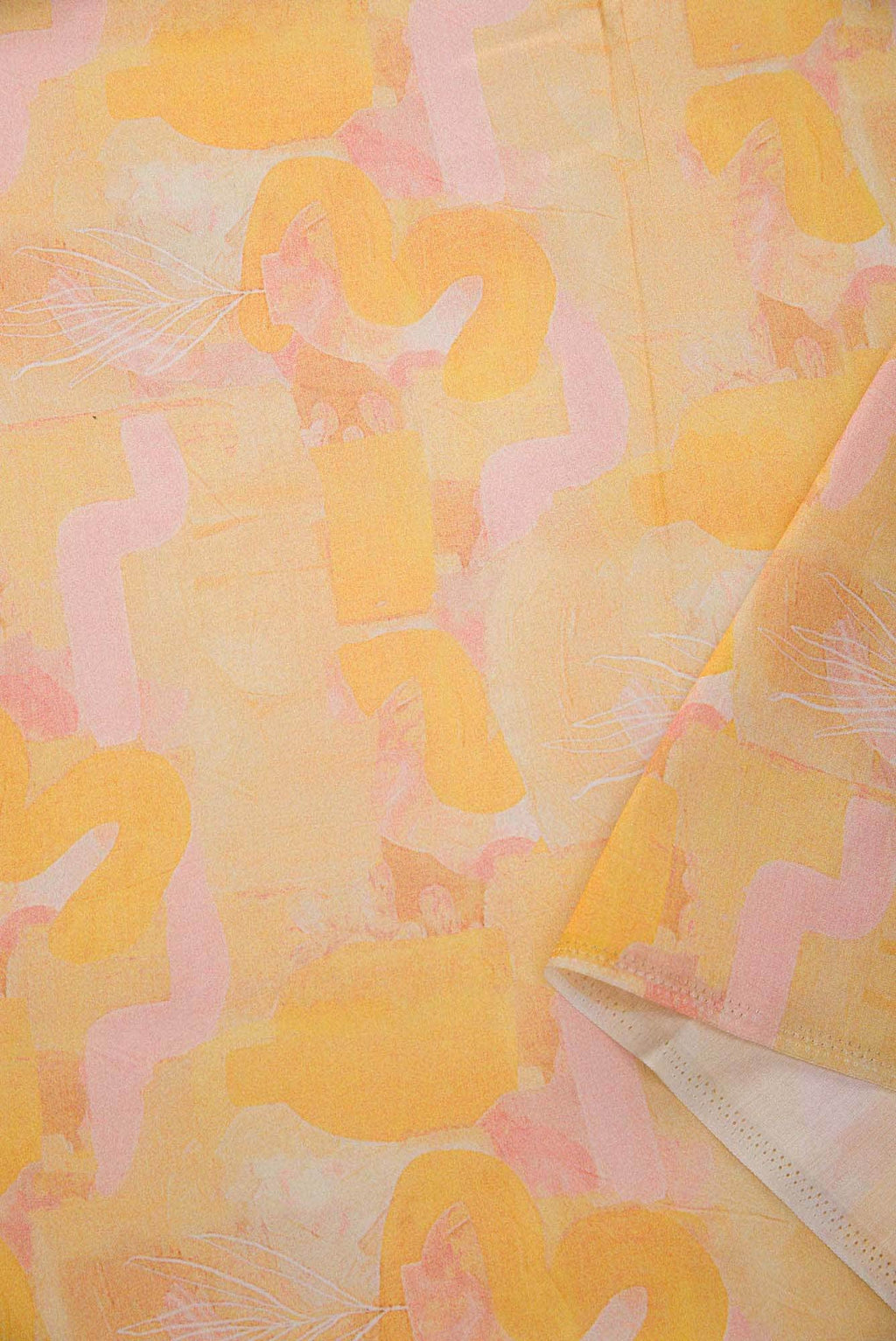 Mustard Chanderi Silk Dress Material