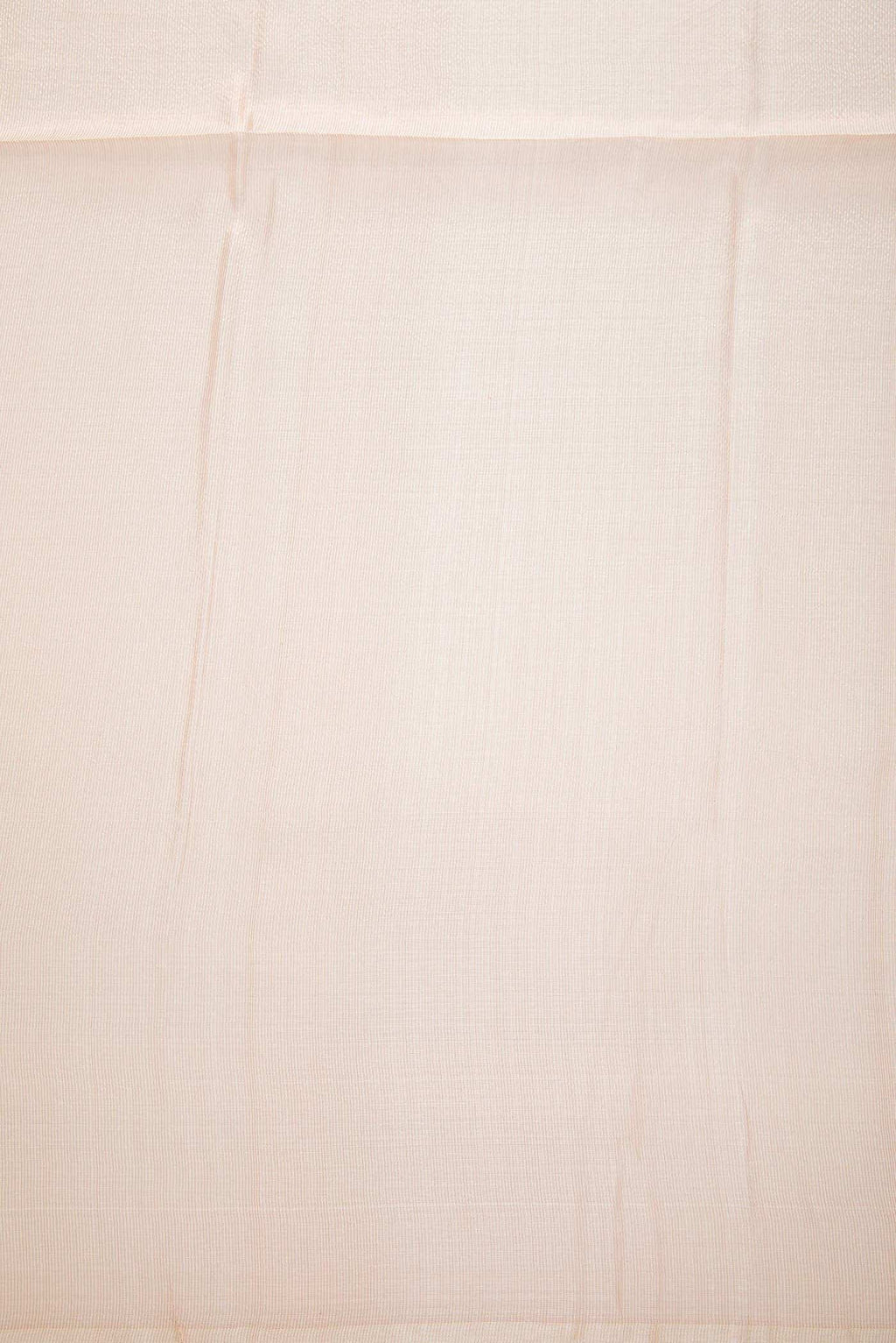 Peach Tussar Silk Dress Material