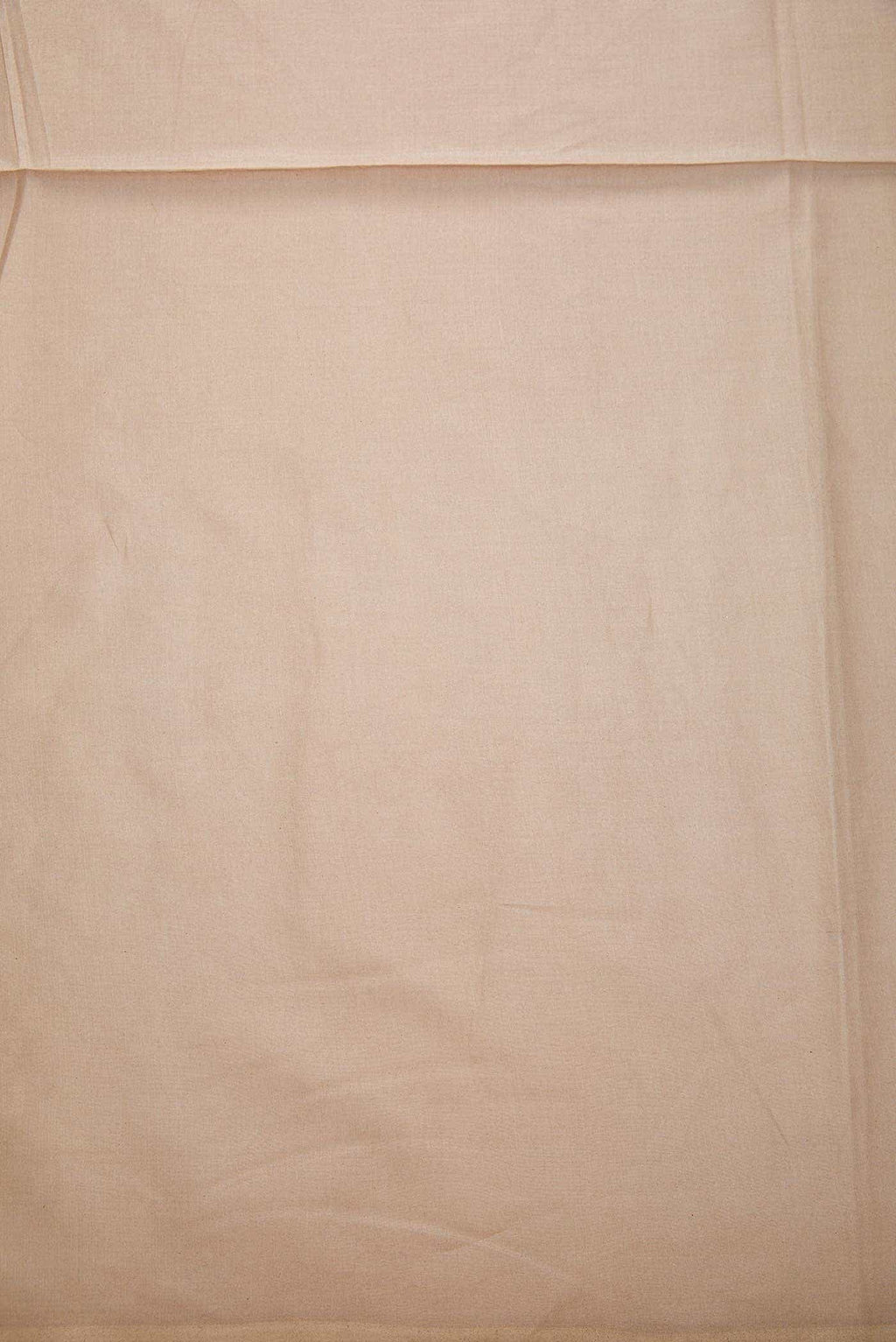 Beige Tussar Silk Dress Material