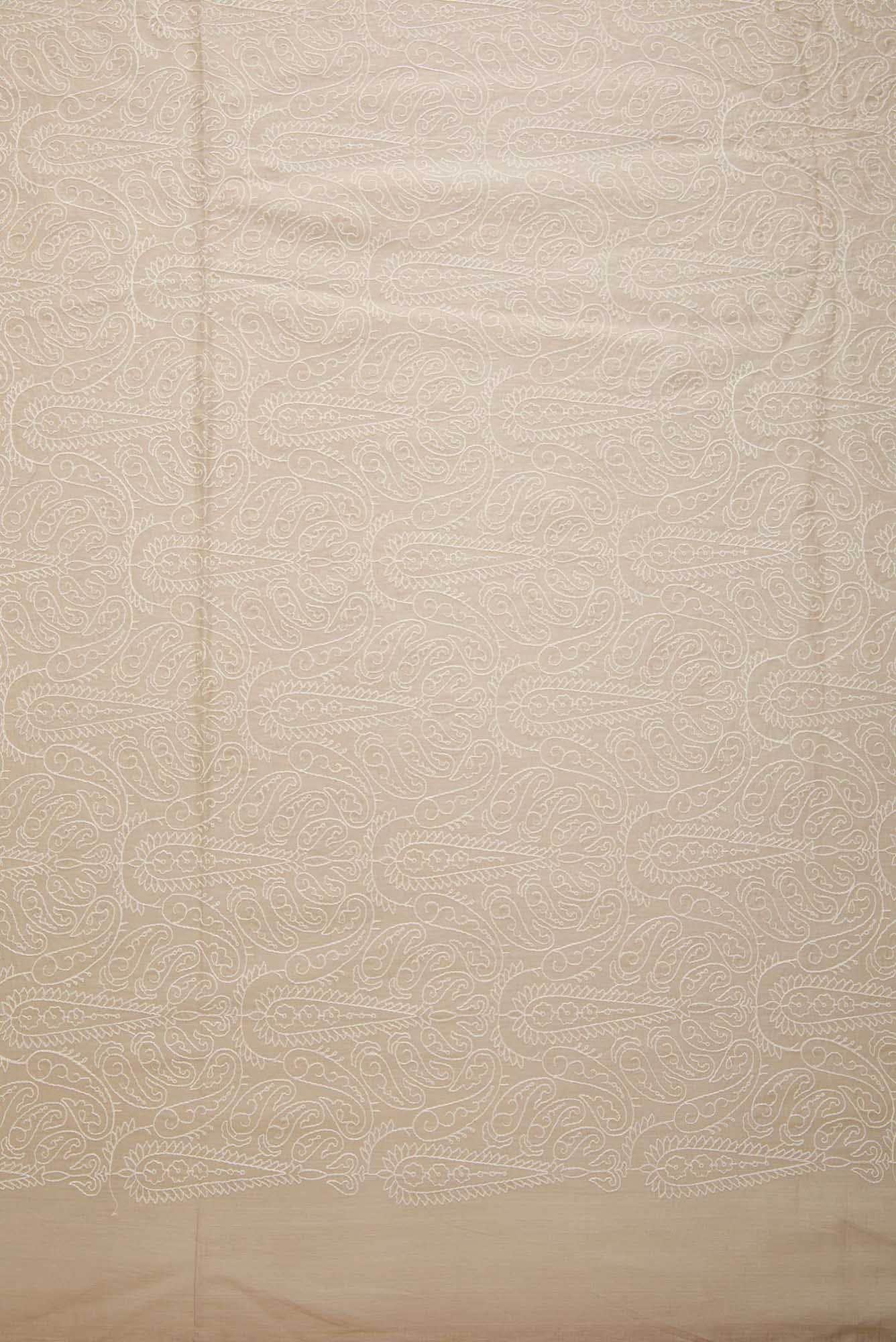 Brown Tussar Silk Dress Material