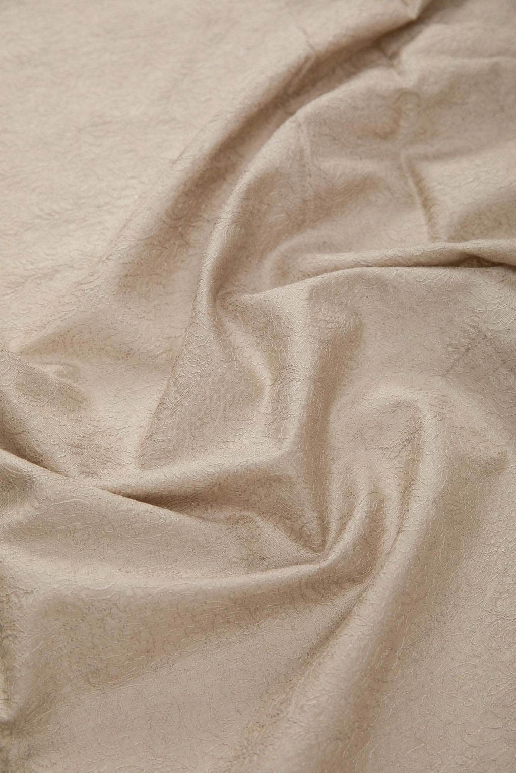 Brown Tussar Silk Dress Material