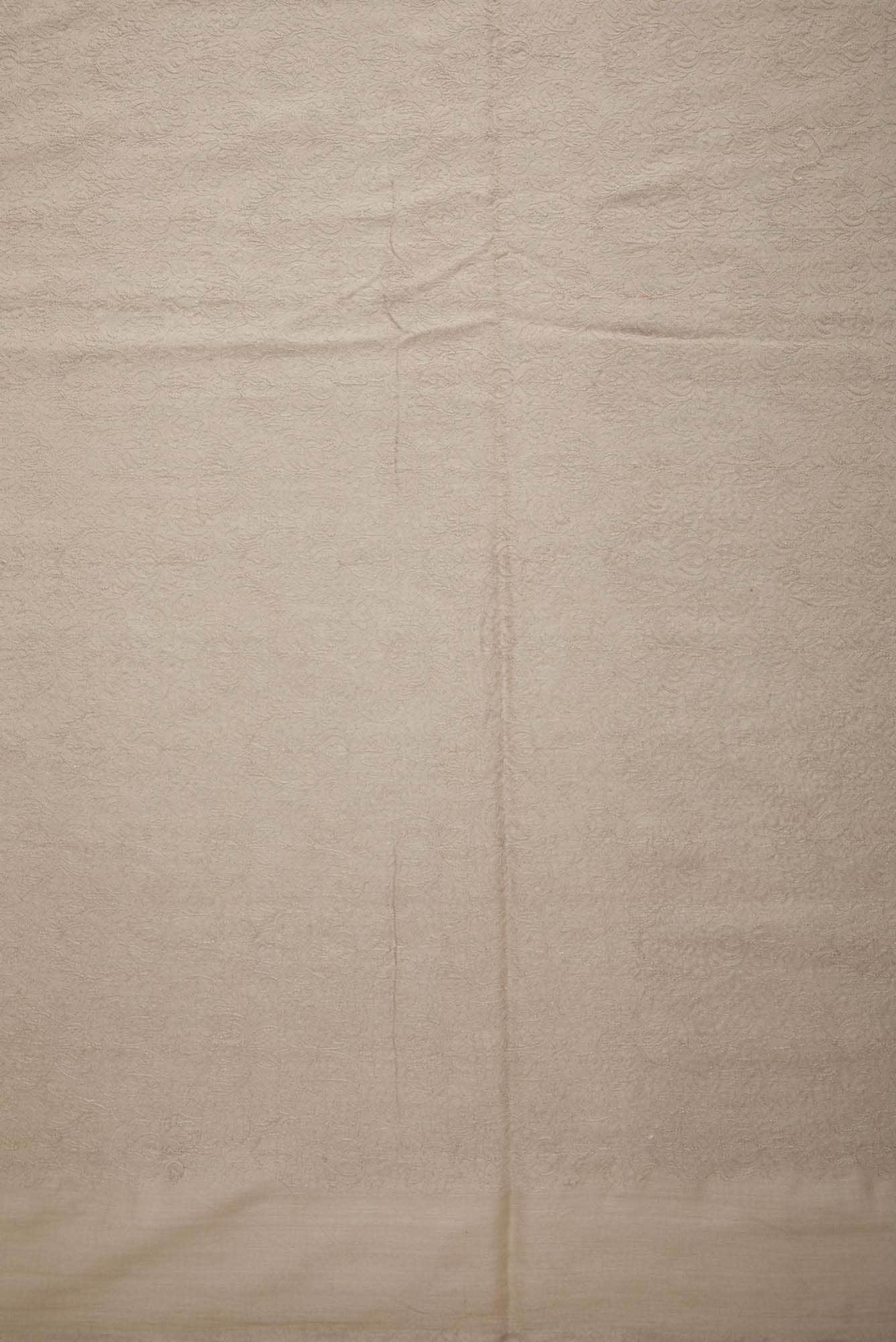 Brown Tussar Silk Dress Material