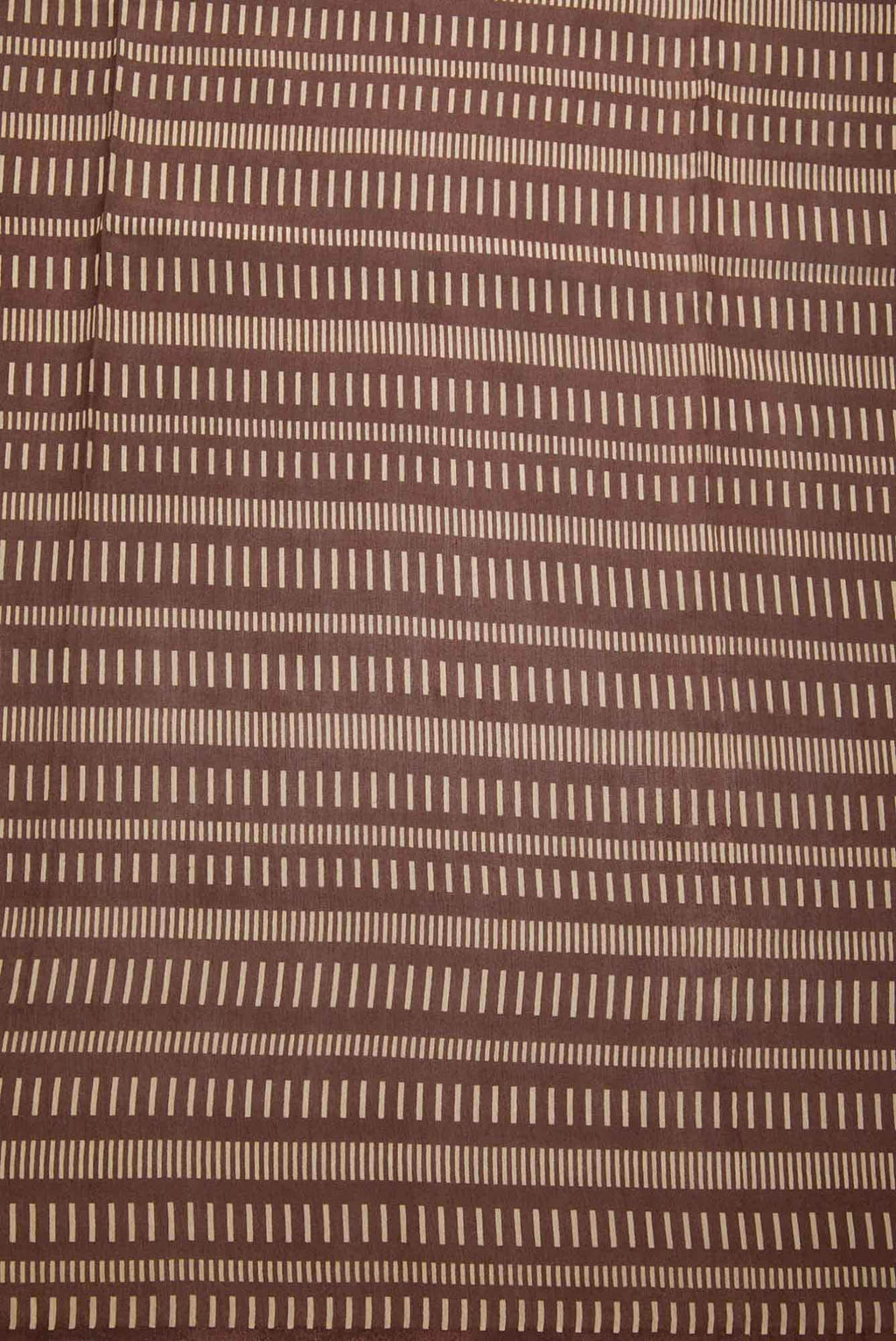 Brown Chanderi Silk Dress Material