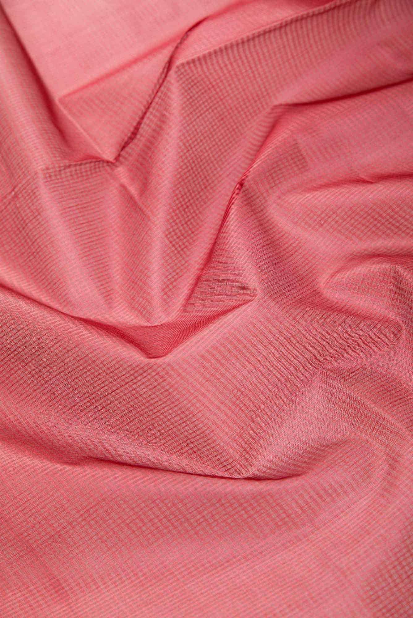 Maroon Tussar Silk Dress Material