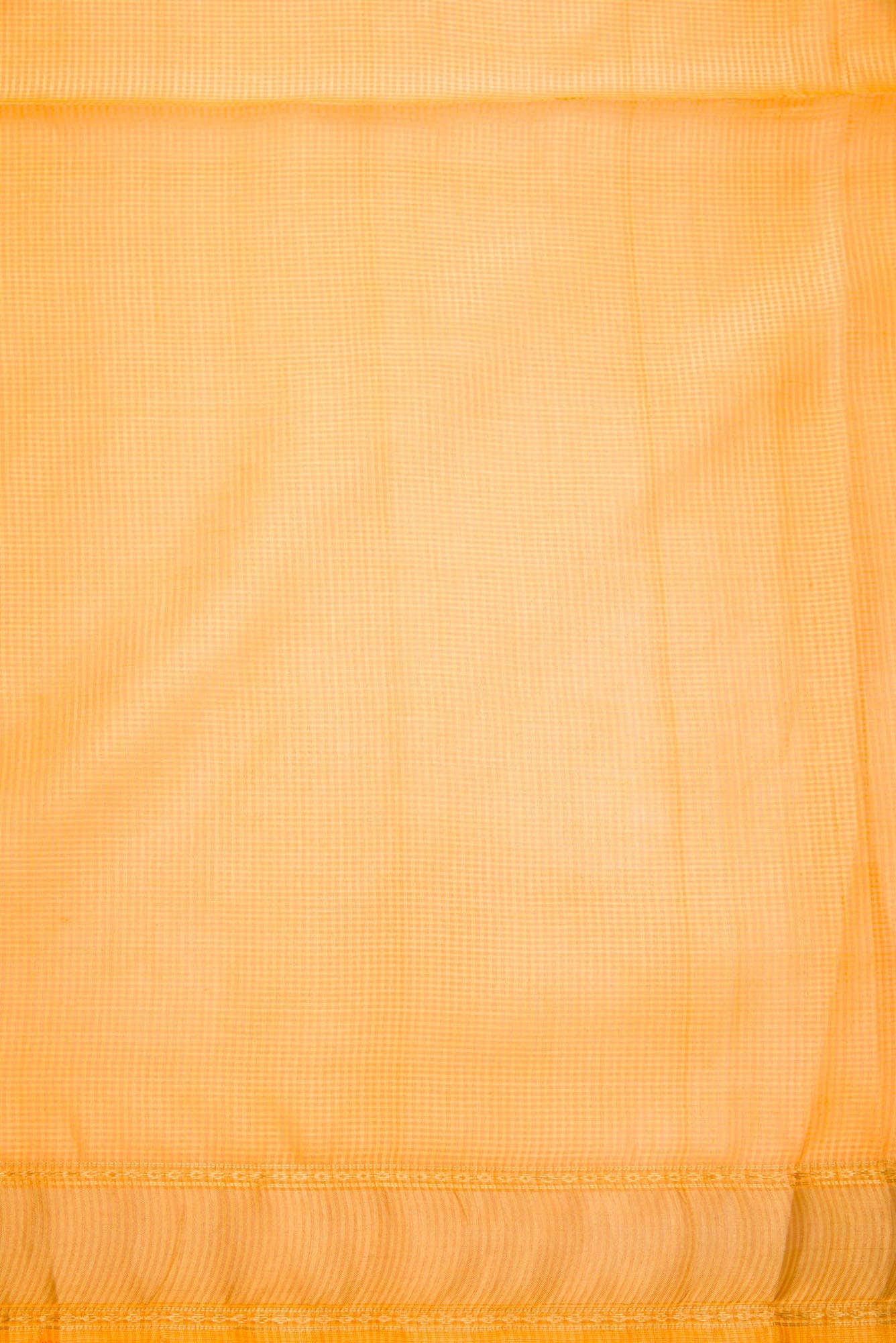 Yellow Tussar Silk Dress Material
