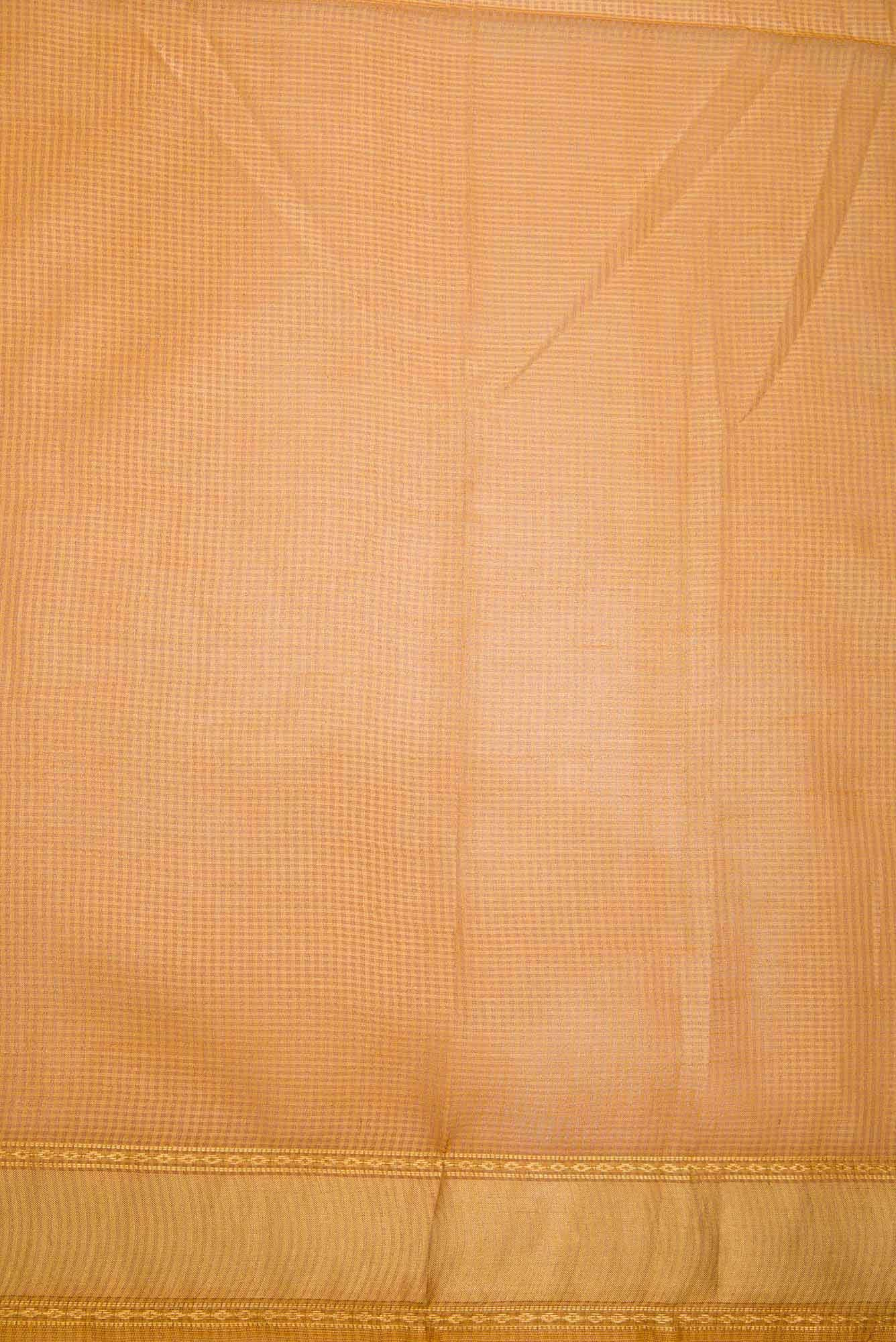 Mustard Tussar Silk Dress Material