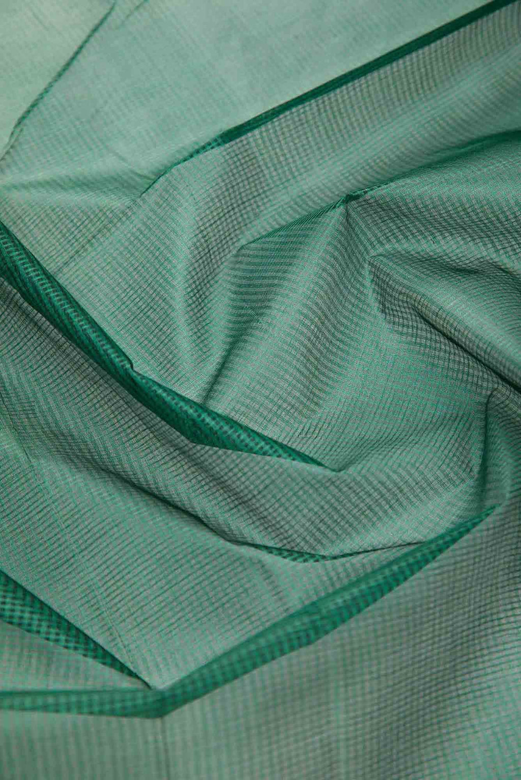 Green Tussar Silk Dress Material
