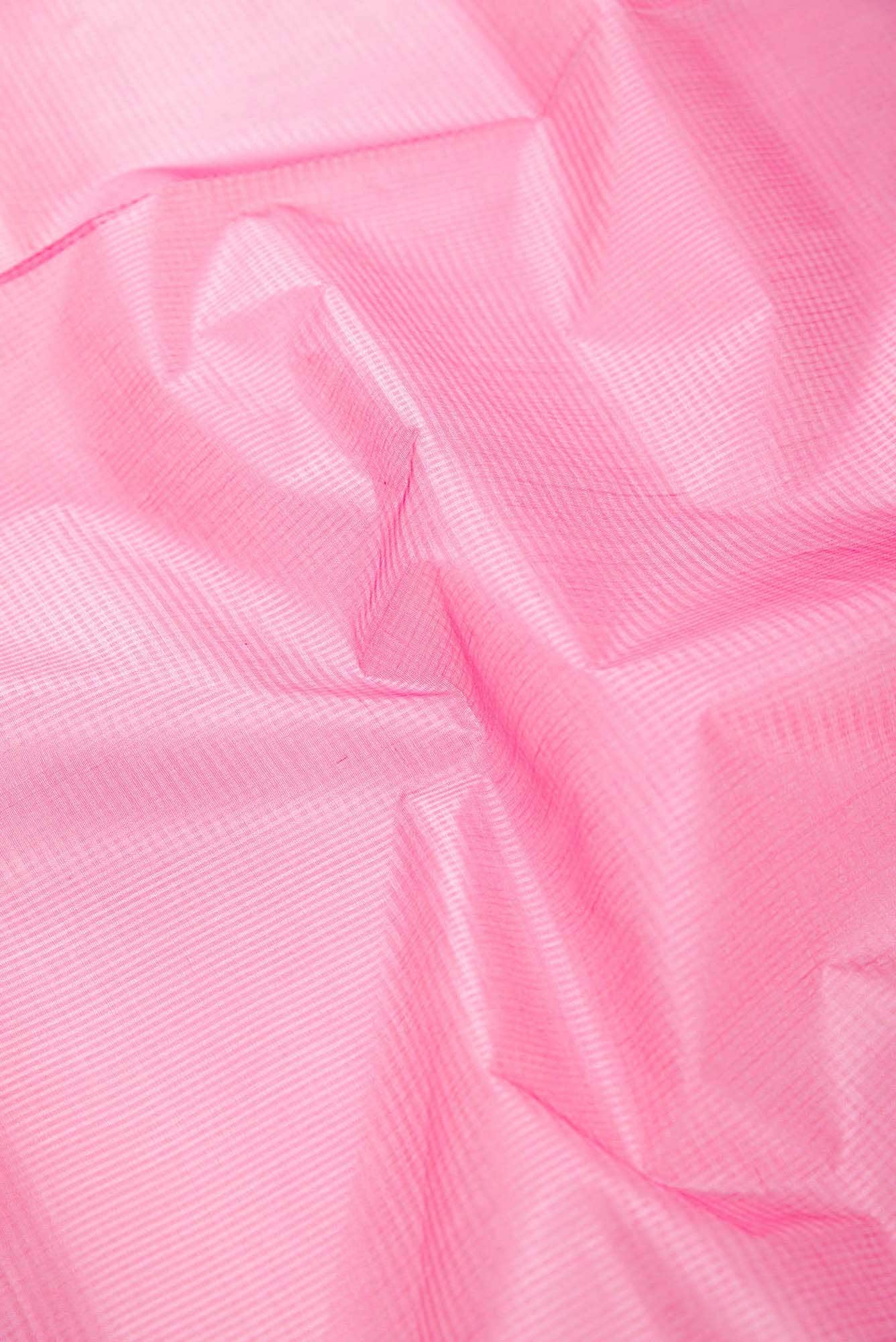 Pink Tussar Silk Dress Material