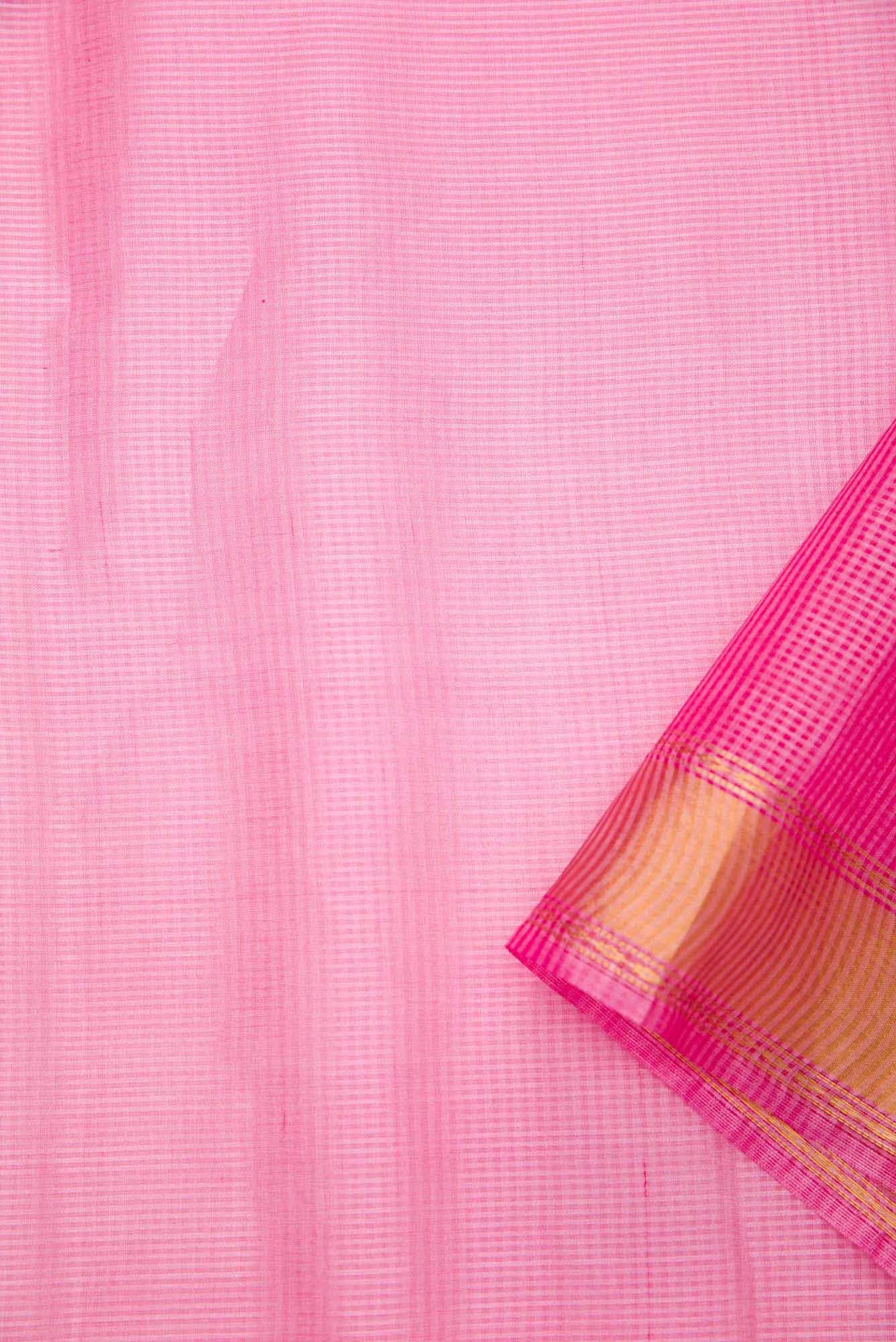 Pink Tussar Silk Dress Material
