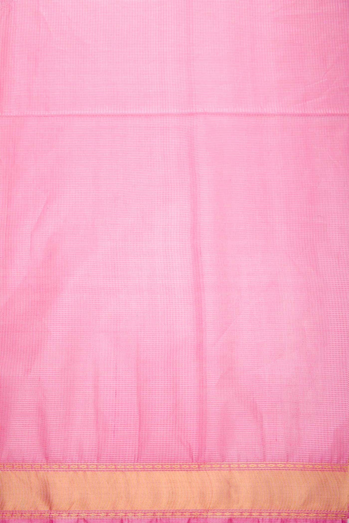 Pink Tussar Silk Dress Material