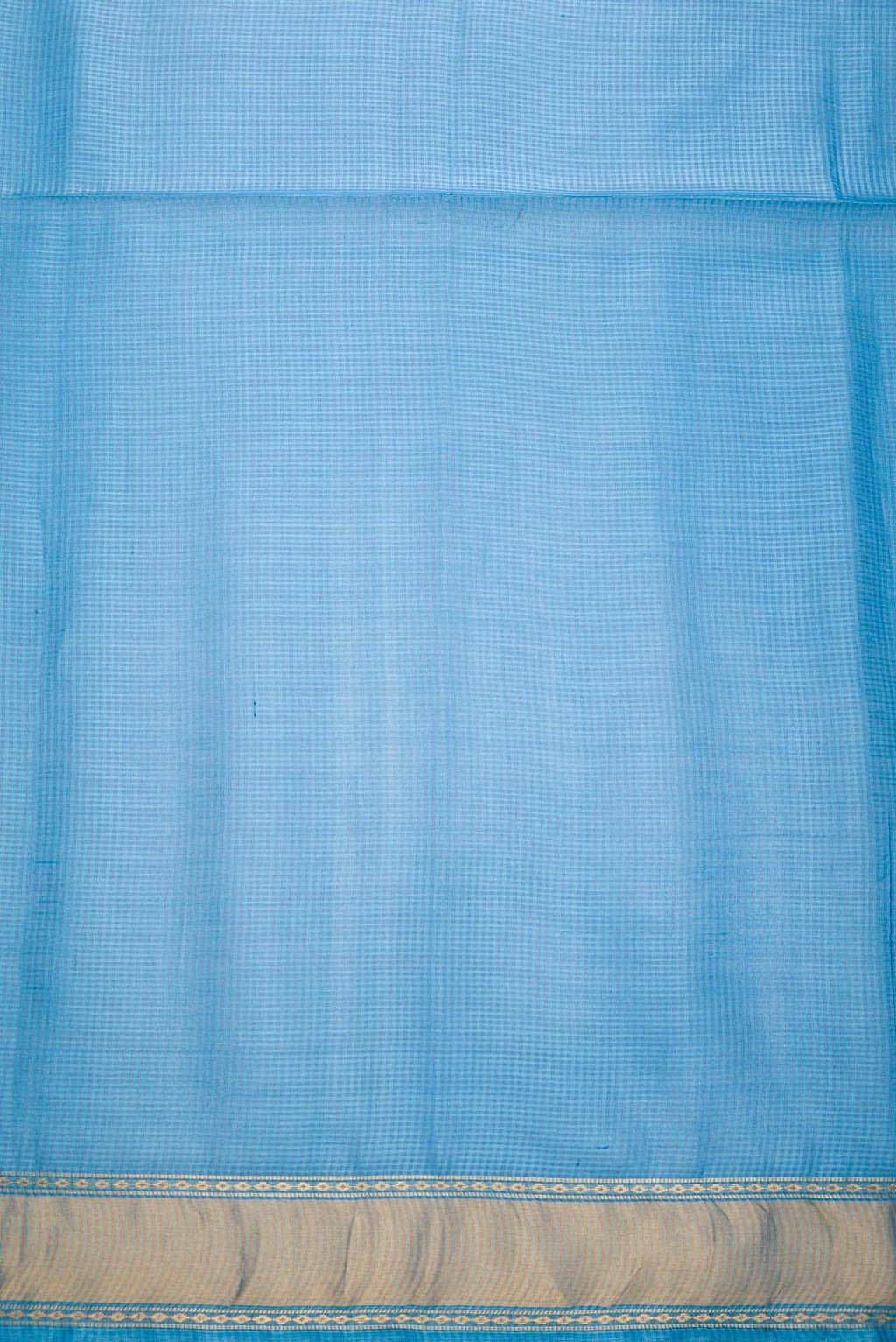 Blue Tussar Silk Dress Material