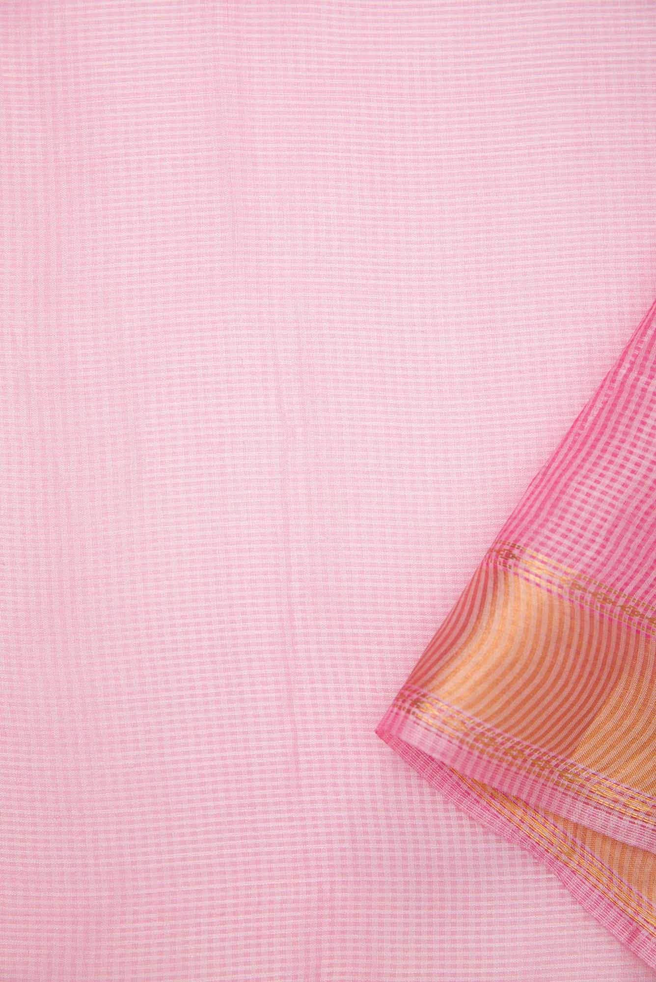 Pink Tussar Silk Dress Material