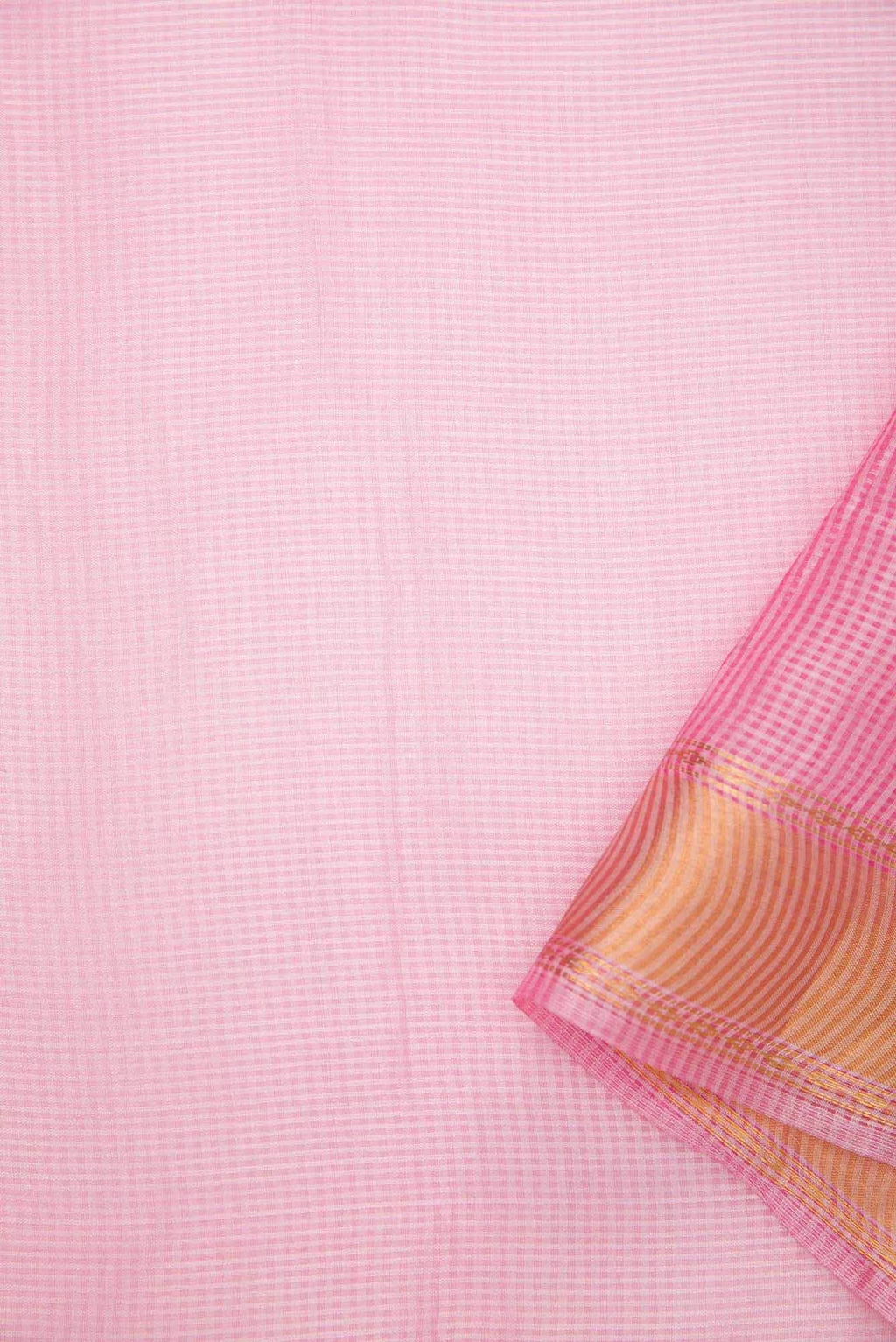 Pink Tussar Silk Dress Material