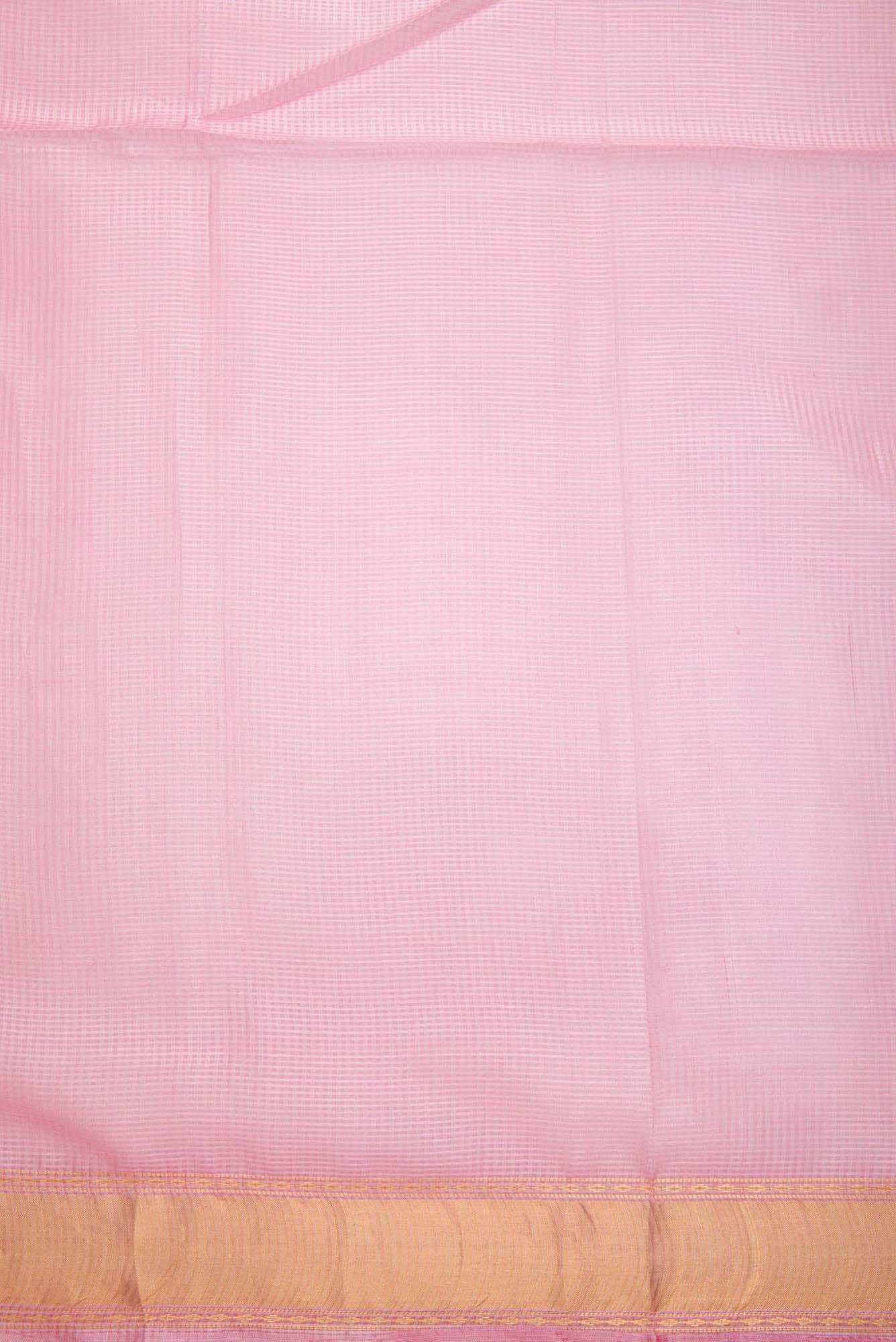 Pink Tussar Silk Dress Material