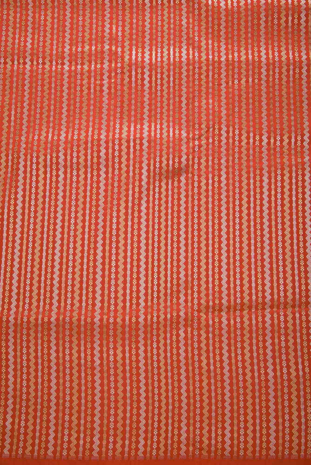 Red Banarasi Silk Dress Material