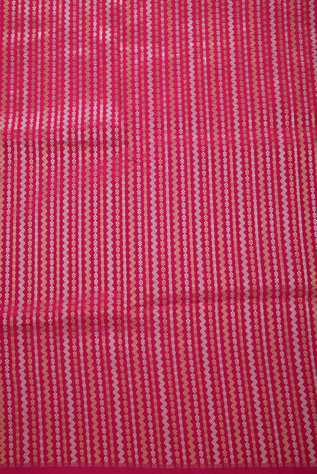 Dark Pink Banarasi Silk Dress Material