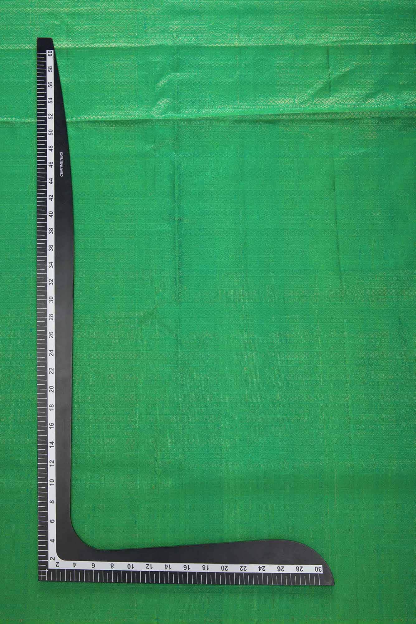 Green Kanchipuram Silk Dress Material