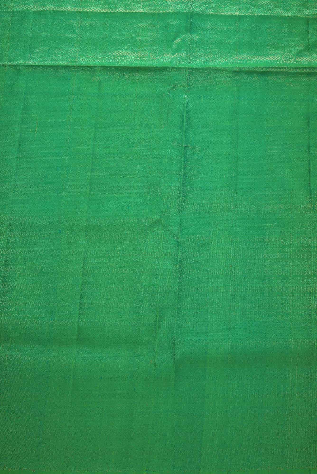 Green Kanchipuram Silk Dress Material