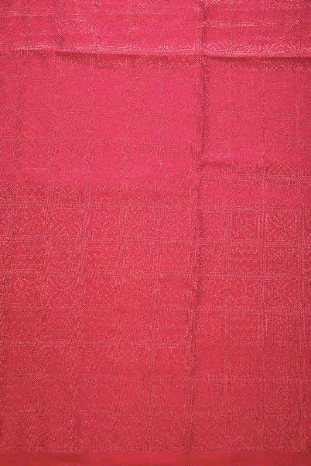 Dark Pink Kanchipuram Silk Dress Material