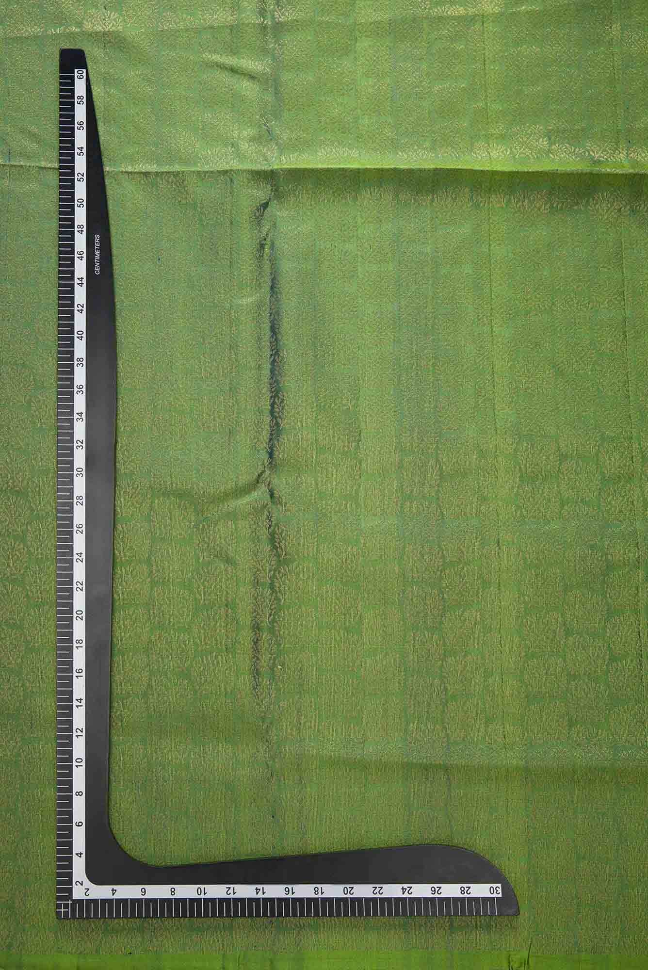 Green Kanchipuram Silk Dress Material