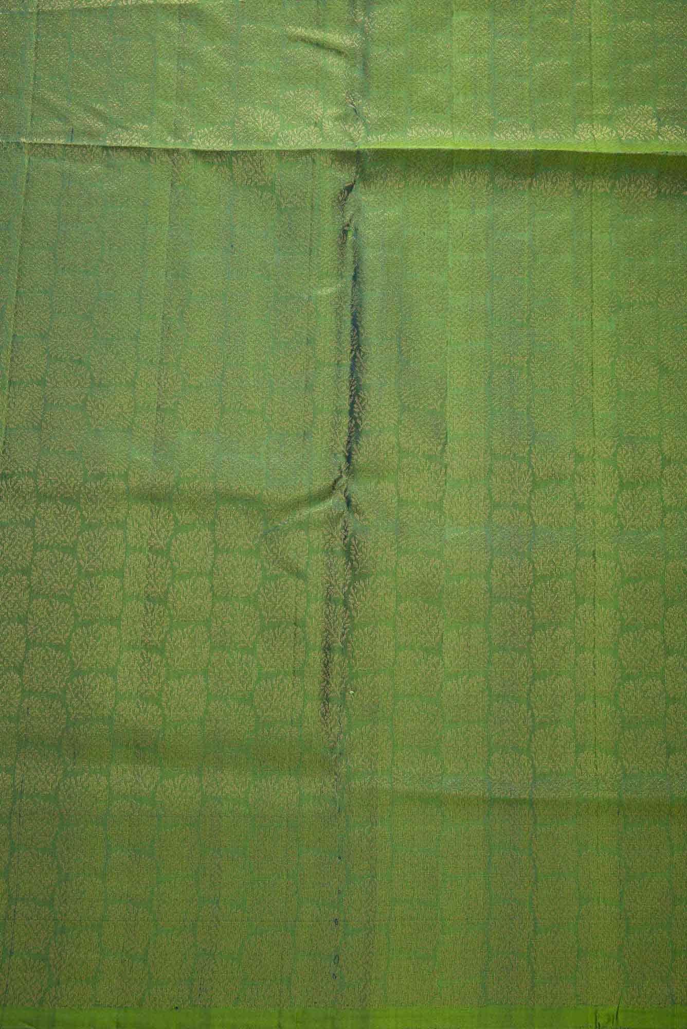 Green Kanchipuram Silk Dress Material