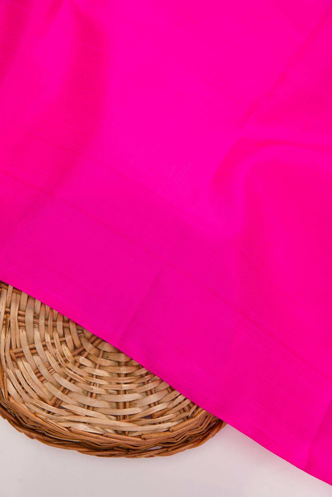Pink Kanchipuram Silk Dress Material