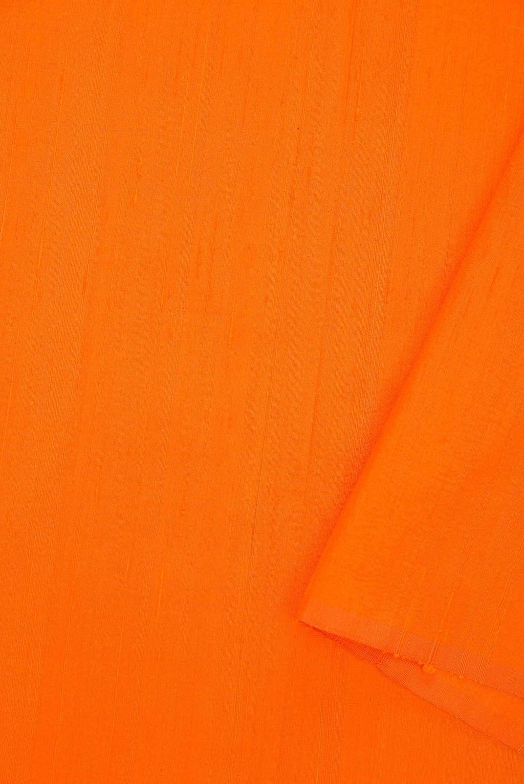 Orange Raw Silk Dress Material