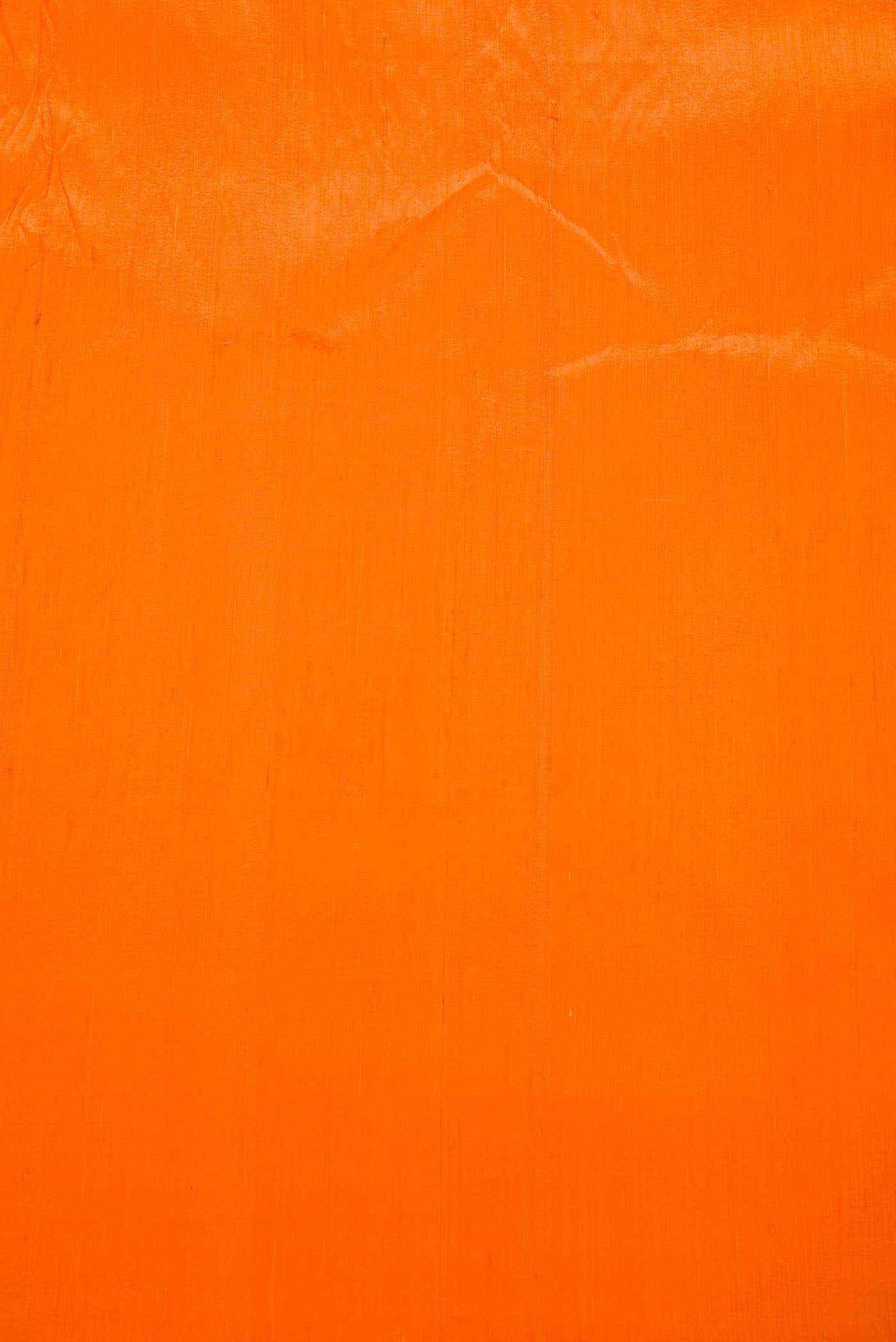 Orange Raw Silk Dress Material