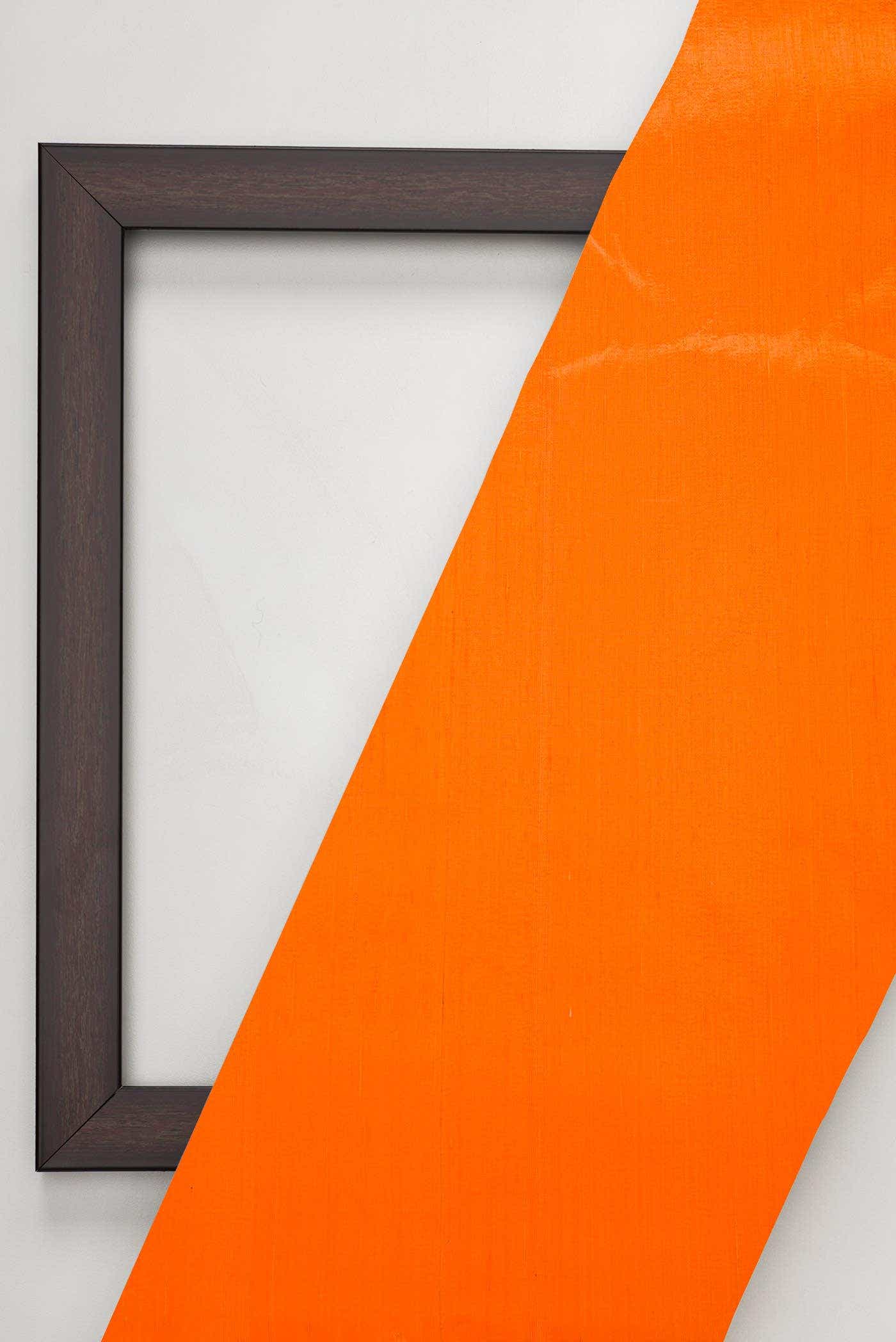 Orange Raw Silk Dress Material