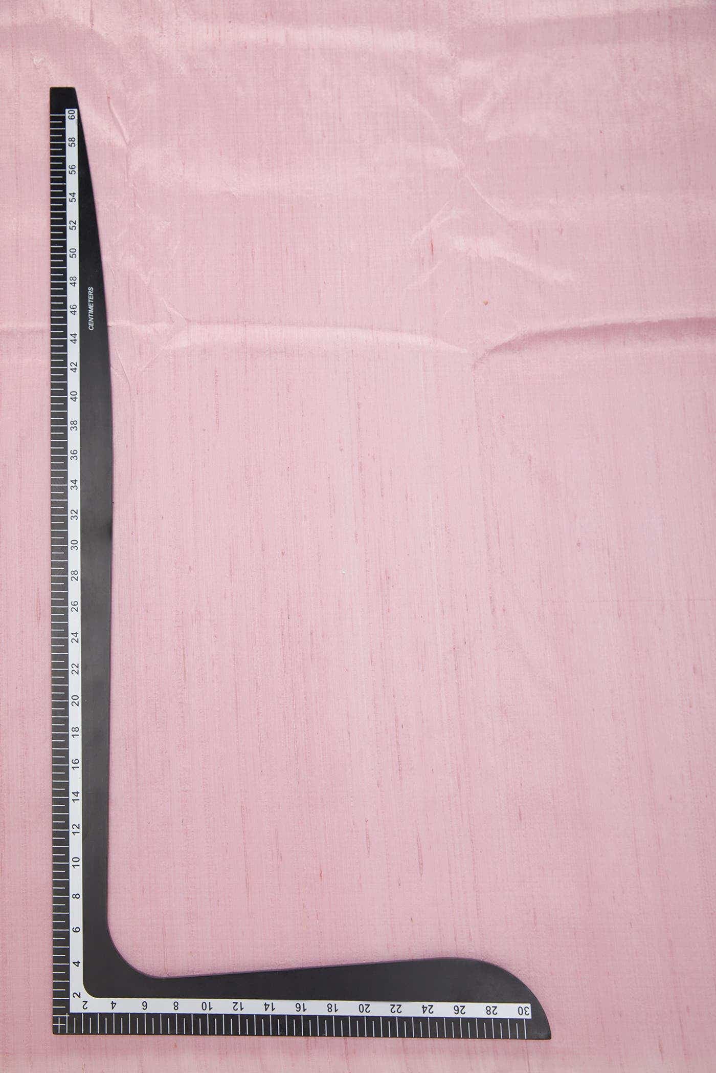 Rose Gold Raw Silk Dress Material