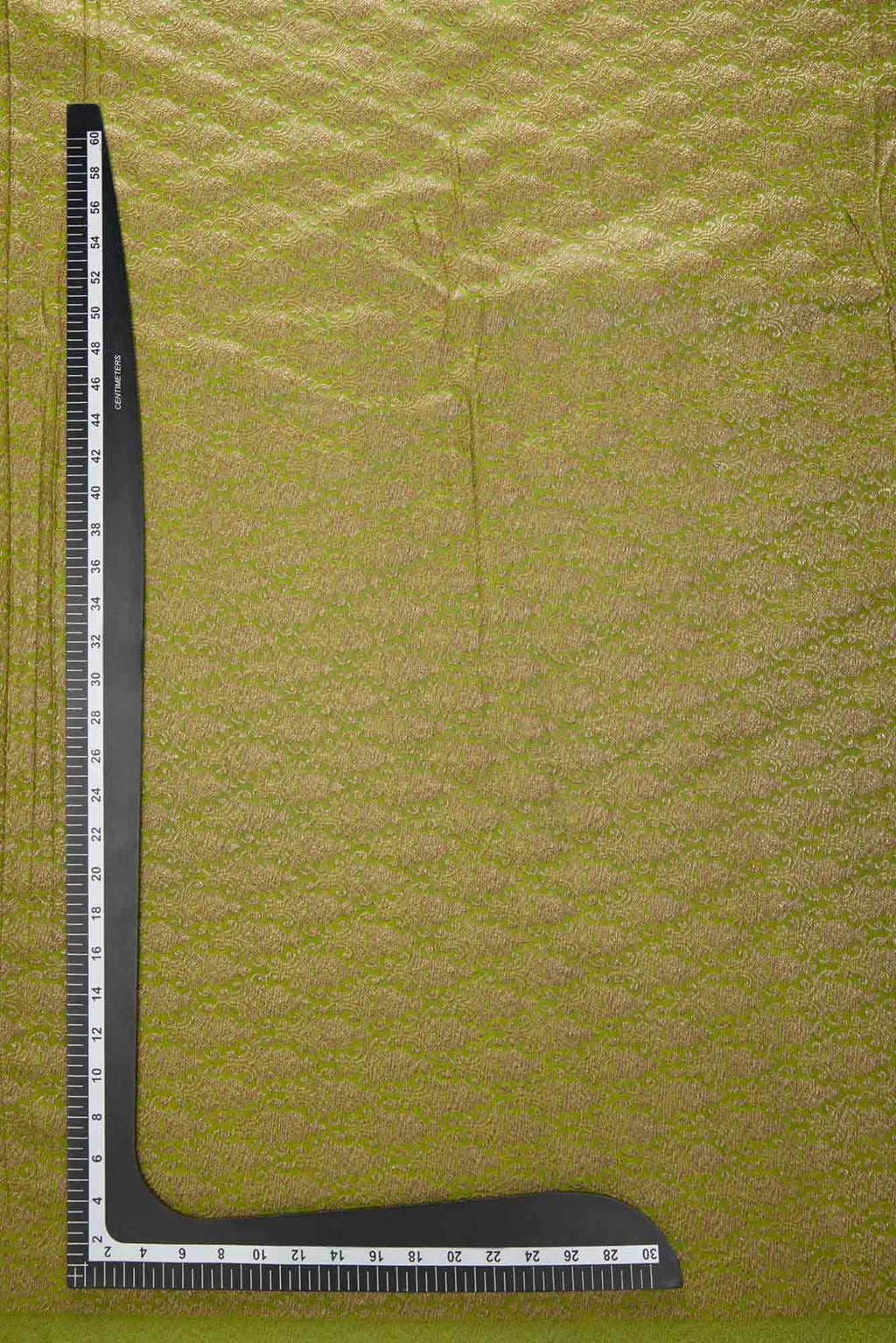 Mehandi Green Banarasi Silk Dress Material