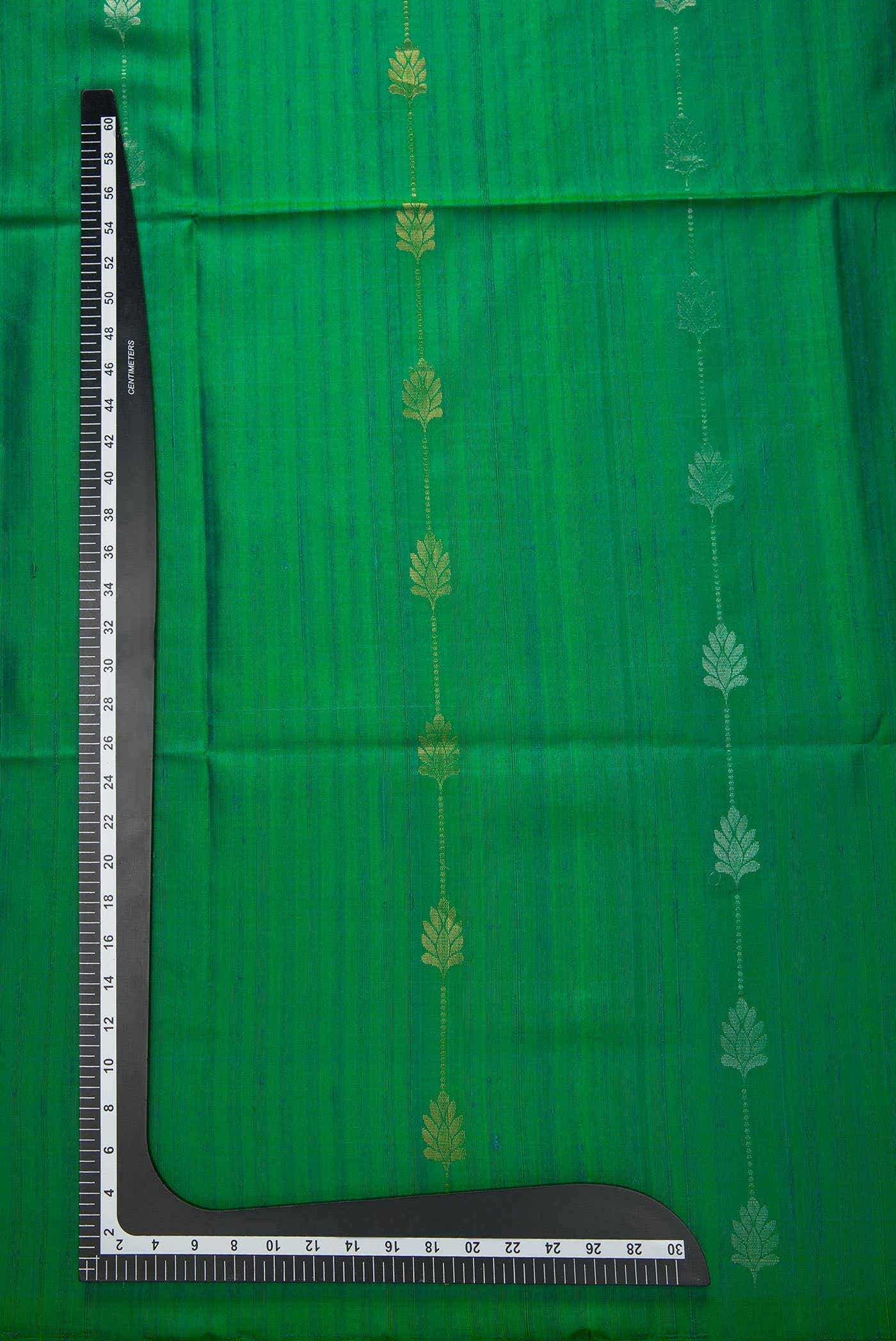 Green Kanchipuram Silk Dress Material