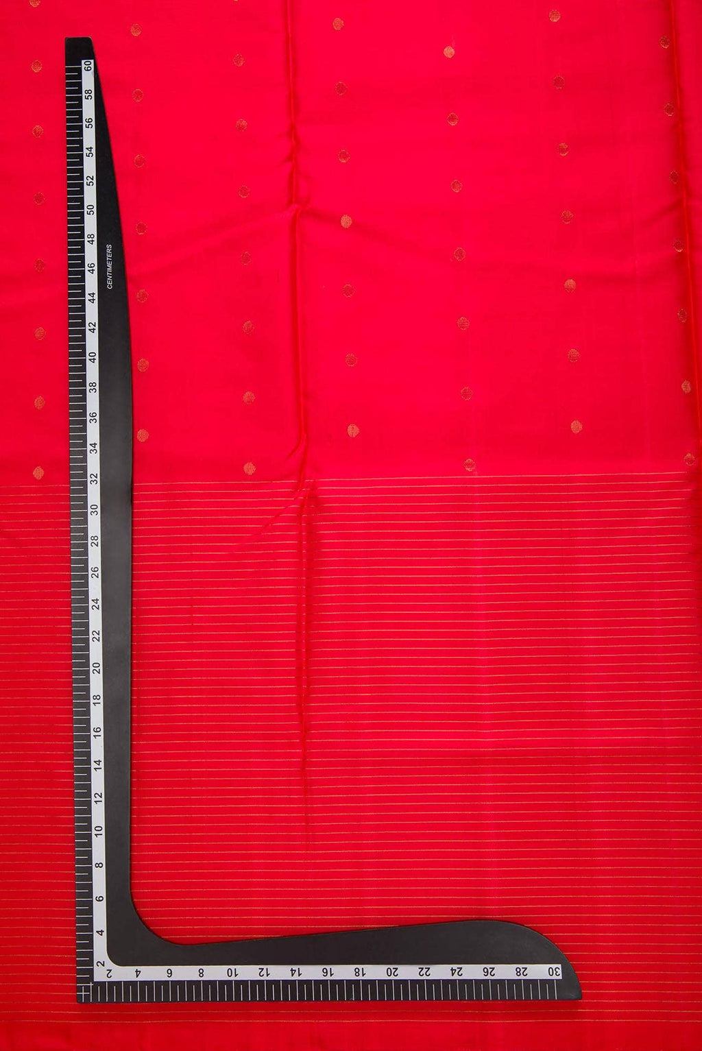 Orange Kanchipuram Silk Dress Material