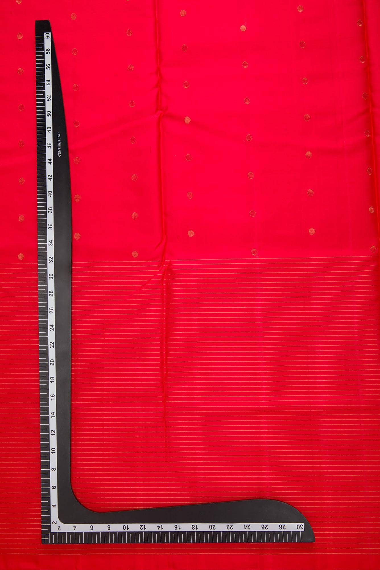 Orange Kanchipuram Silk Dress Material