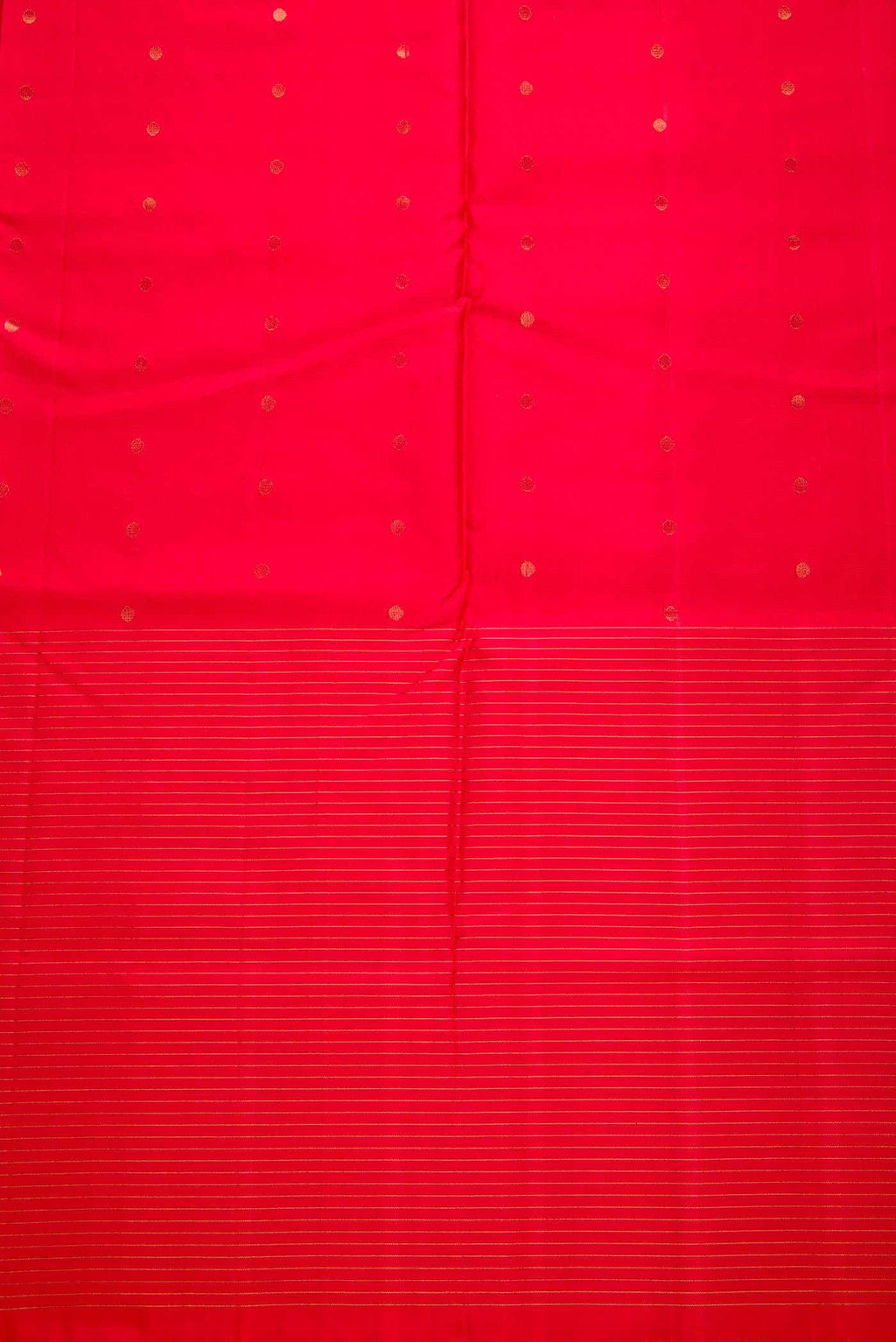 Orange Kanchipuram Silk Dress Material