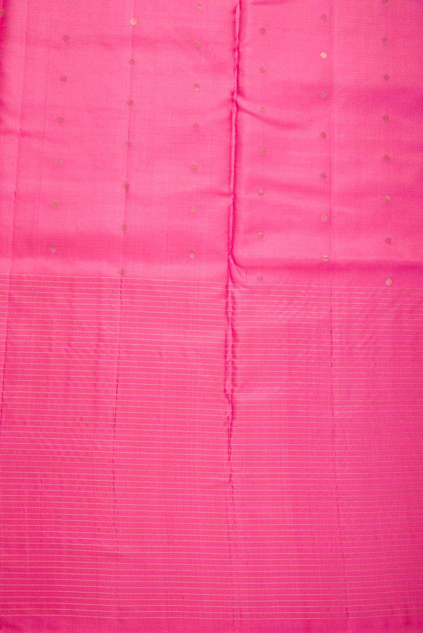 Pink Kanchipuram Silk Dress Material