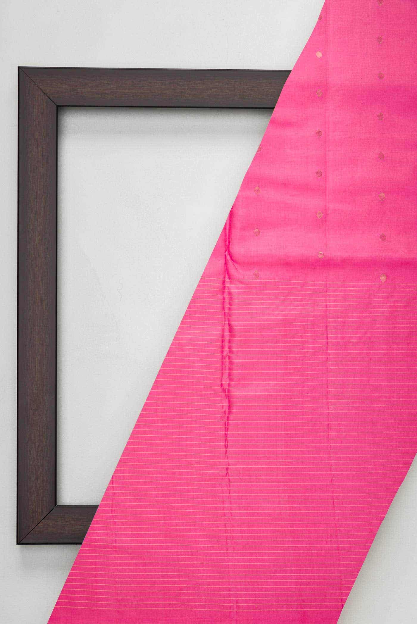 Pink Kanchipuram Silk Dress Material