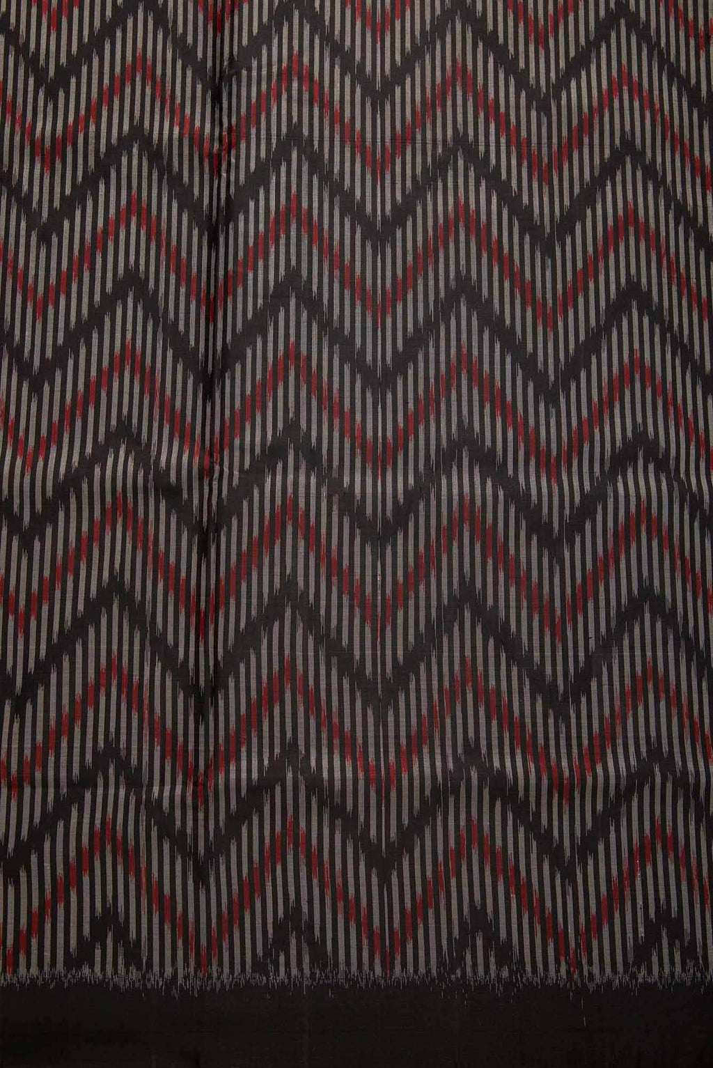 Black Double Ikat Dress Material