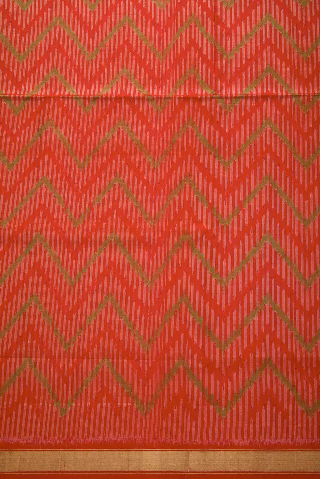 Maroon Double Ikat Dress Material