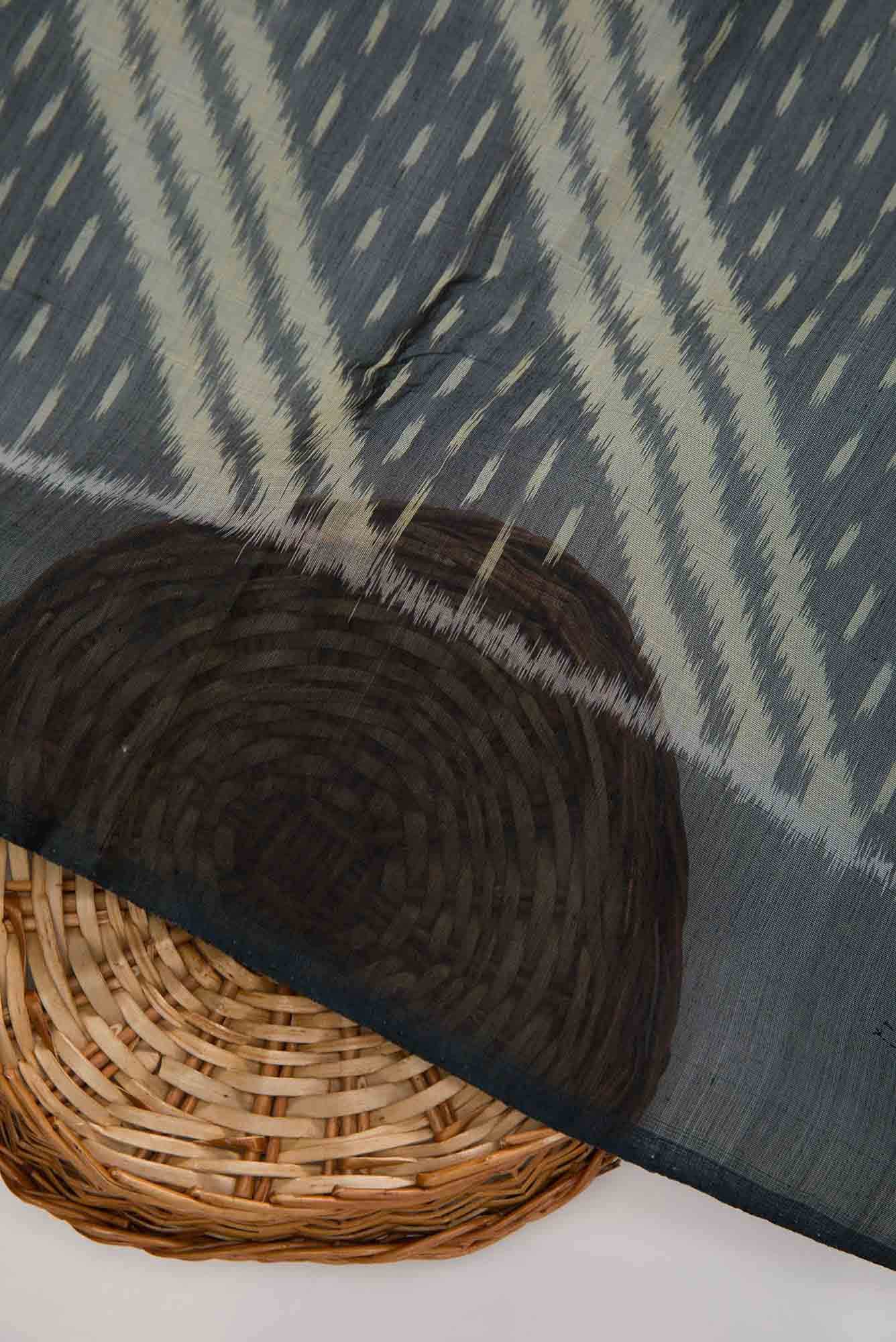 Black Silk Cotton Dress Material