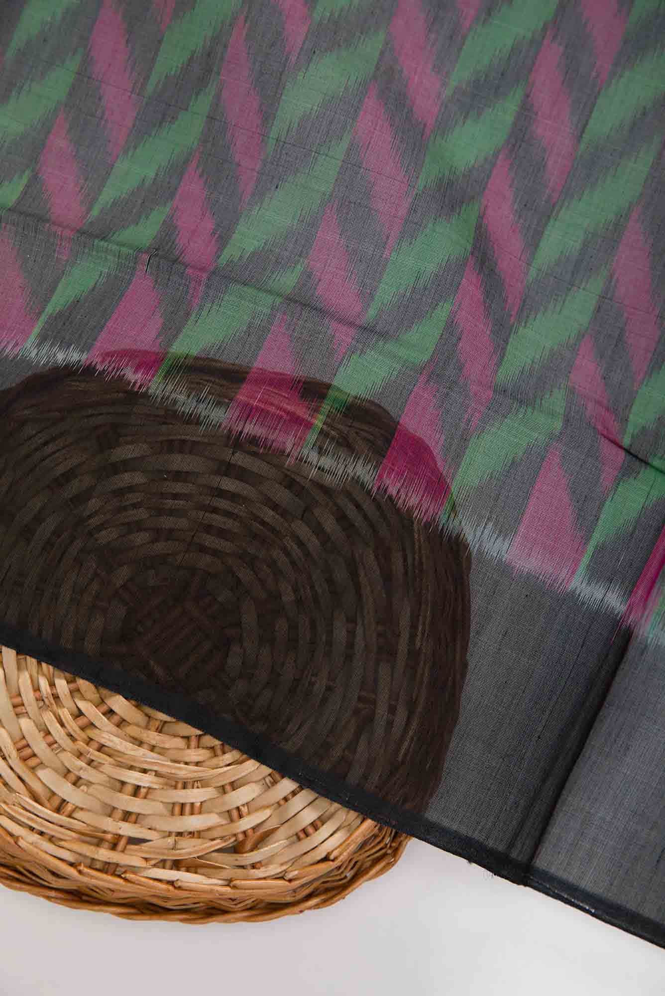 Black Silk Cotton Dress Material