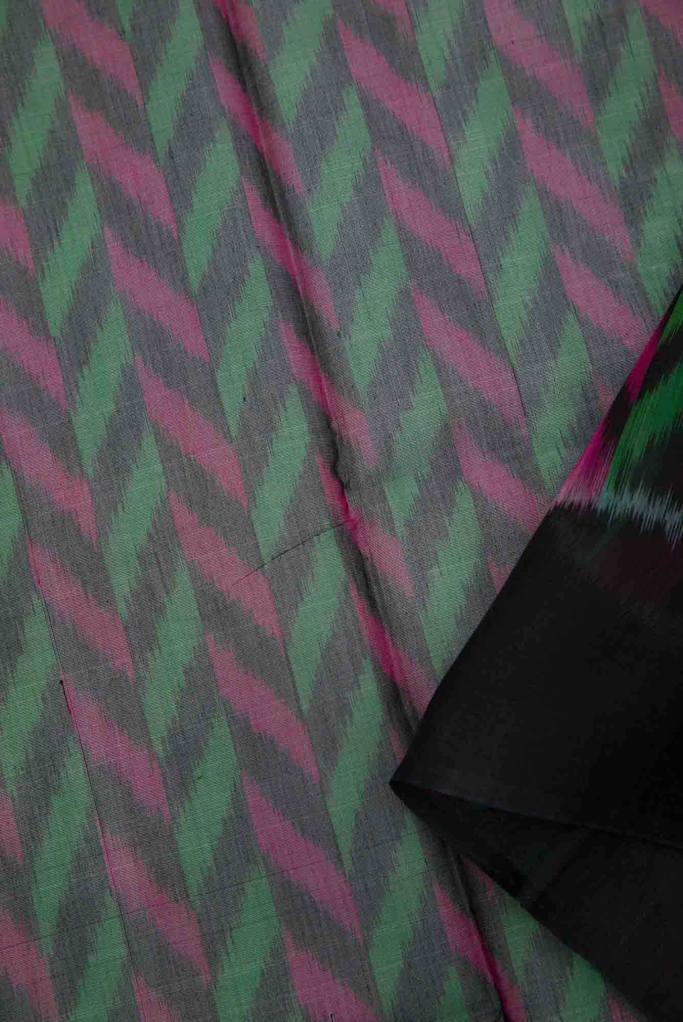 Black Silk Cotton Dress Material