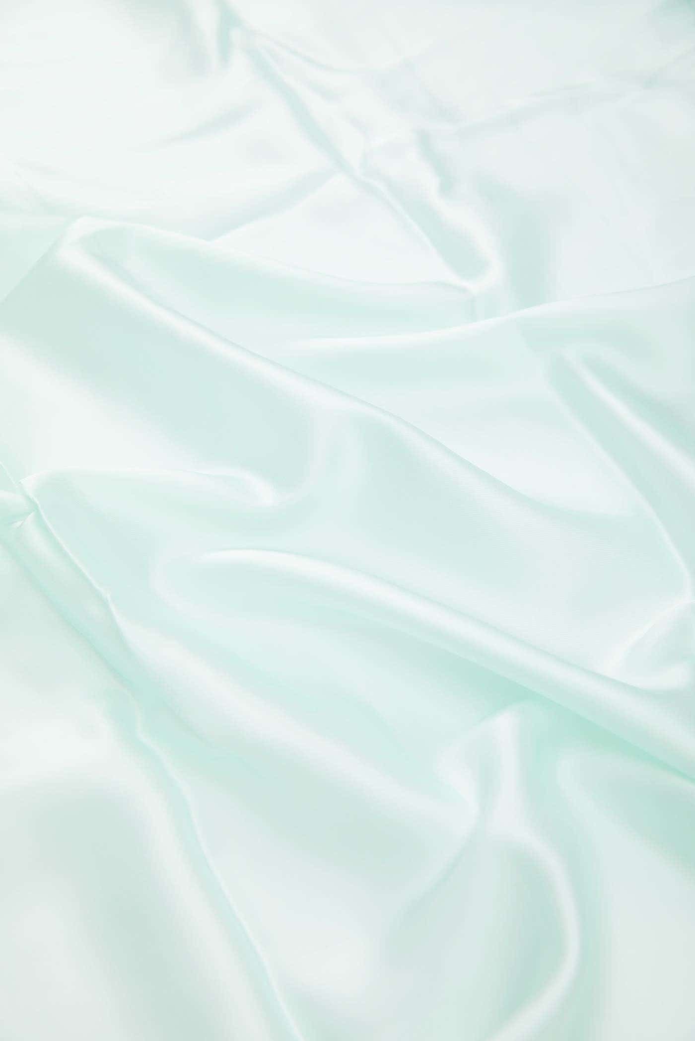 Blue Satin Silk Dress Material