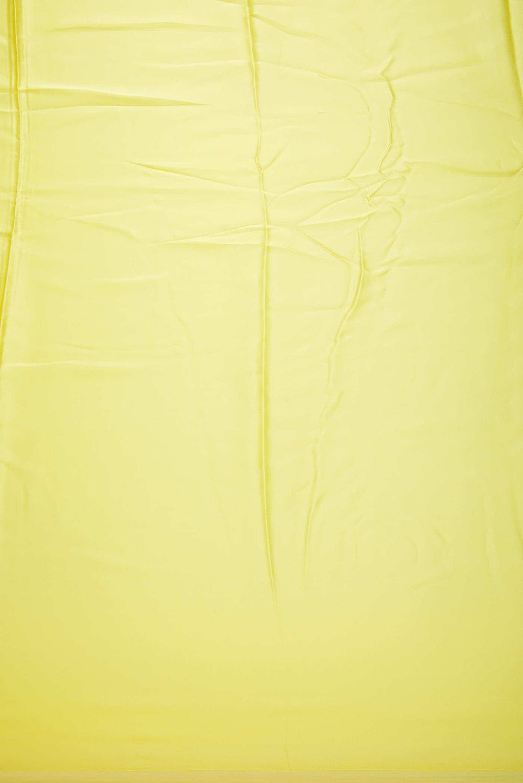 Lemon Yellow Satin Silk Dress Material