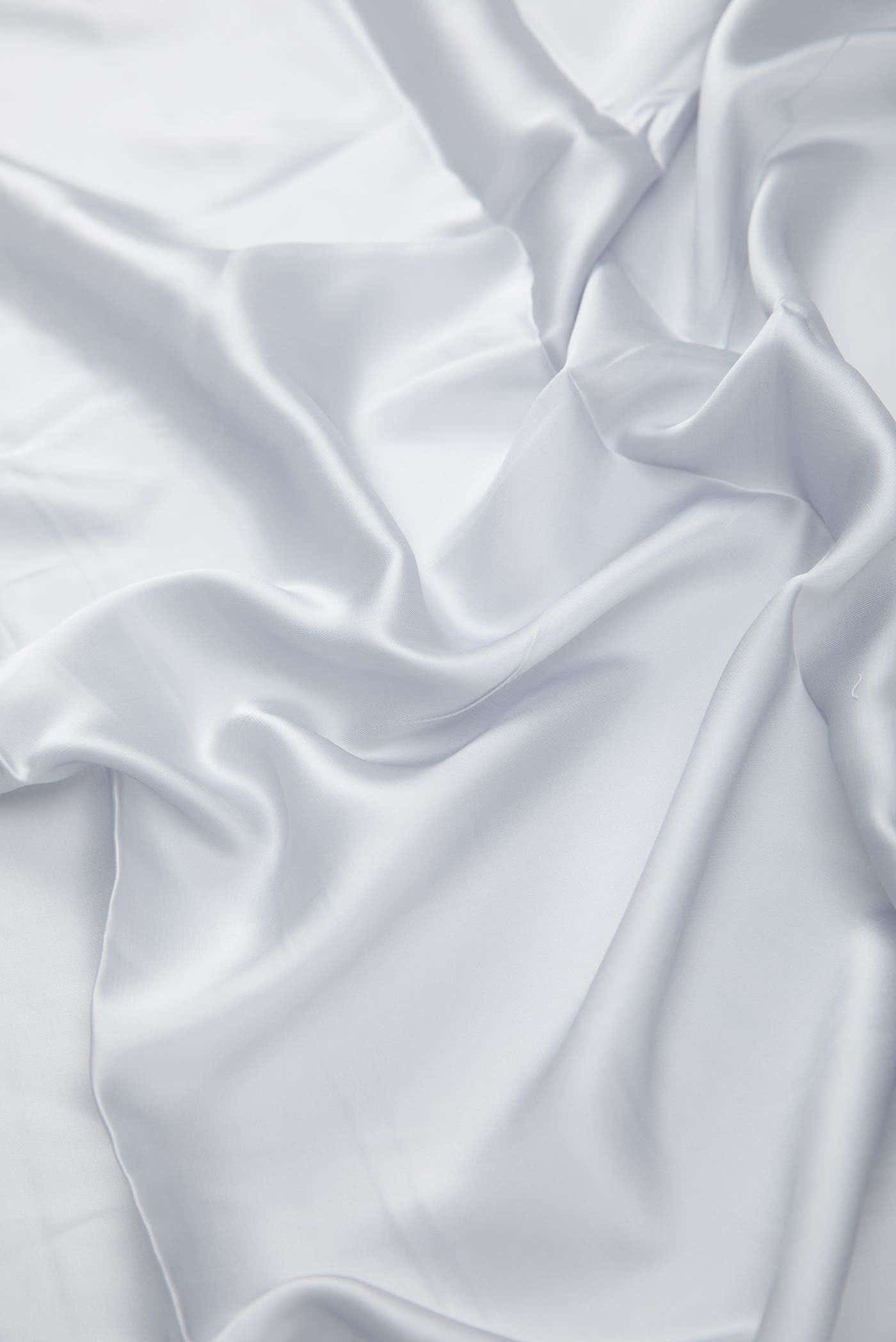 Grey Satin Silk Dress Material