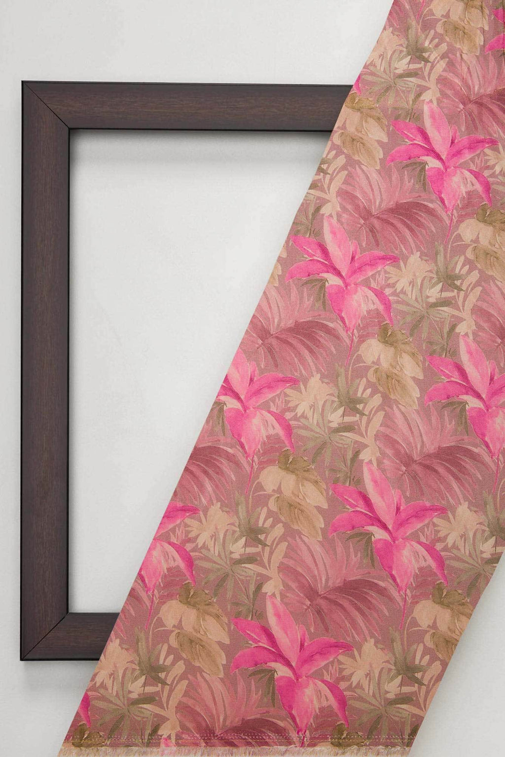Pink Blended Georgette Dress Material