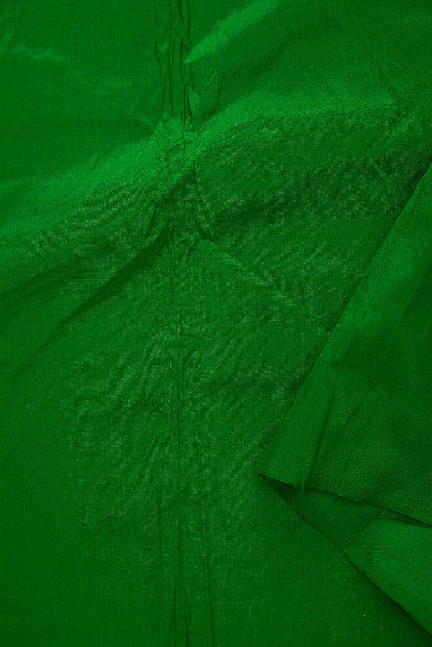 Green Kanchipuram Silk Dress Material